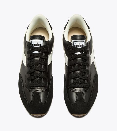 RALLY L, BLACK BEAUTY Low-profile leather sneaker - All-Gender RALLY L BLACK BEAUTY - Diadora