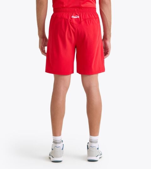 SHORT COURT, ROJO TOMATE Bermuda de tenis - Hombre SHORT COURT ROJO TOMATE - Diadora