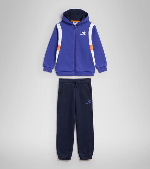 JB.TRACKSUIT HD FZ HOOPLA, BLUE REGISTA Tracksuit - Kids JB.TRACKSUIT HD FZ HOOPLA BLUE REGISTA - Diadora