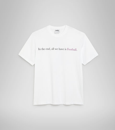 T-SHIRT SS CLASSIC STORY RB, OPTICAL WHITE Throwback sports T-shirt - Unisex T-SHIRT SS CLASSIC STORY RB OPTICAL WHITE - Diadora