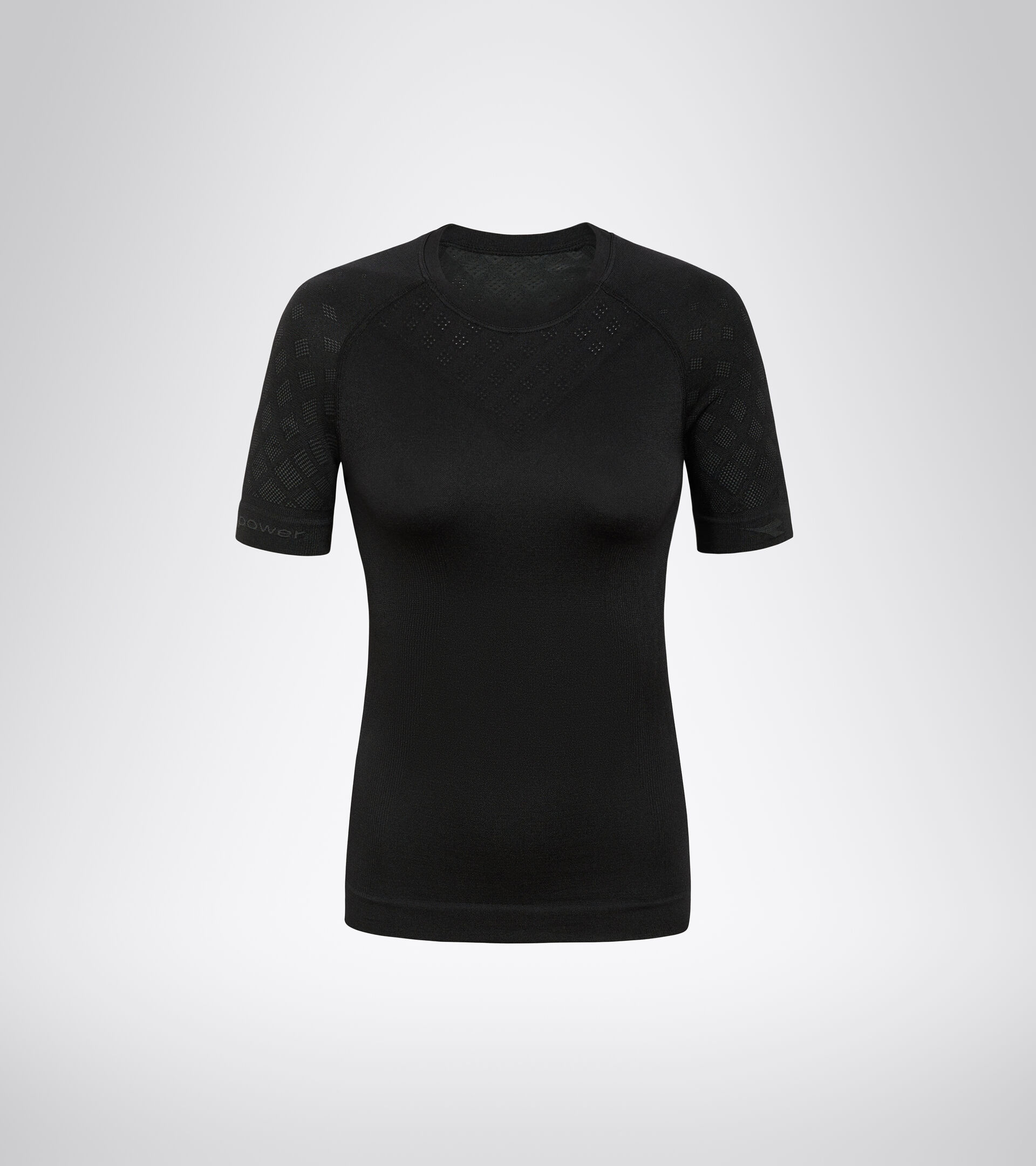 T-shirt d'entraînement à manches courtes - Femme L. SS T-SHIRT ACT NOIR - Diadora