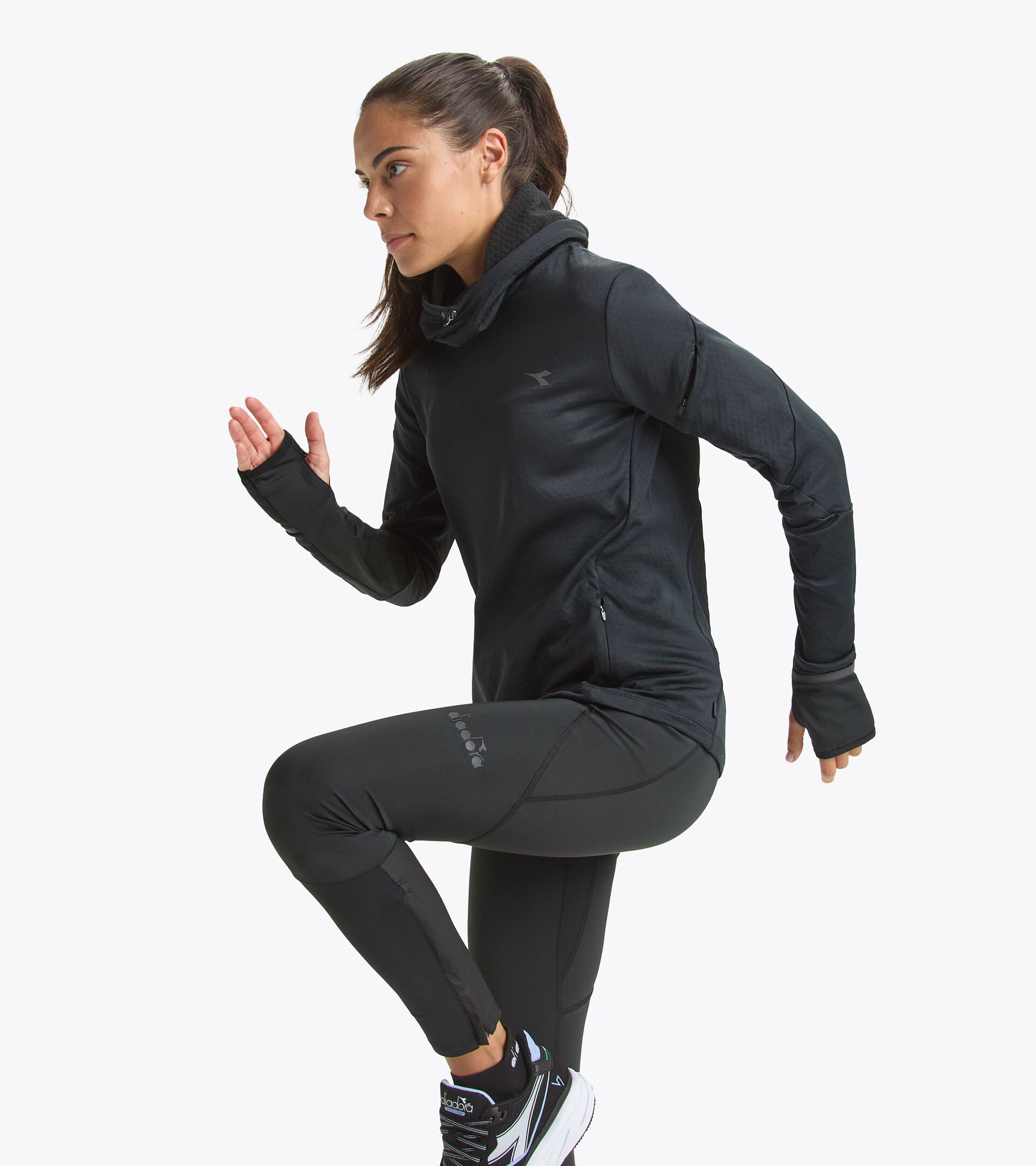 Thermal shirt - Women L. WARM UP WINTER PROTECTION BLACK - Diadora