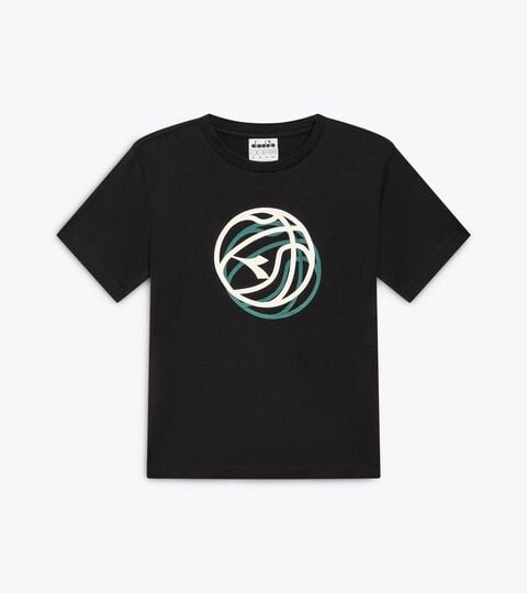 JB. T-SHIRT SS, SCHWARZ T-Shirt mit Print - Regular Fit - Kinder JB. T-SHIRT SS SCHWARZ - Diadora