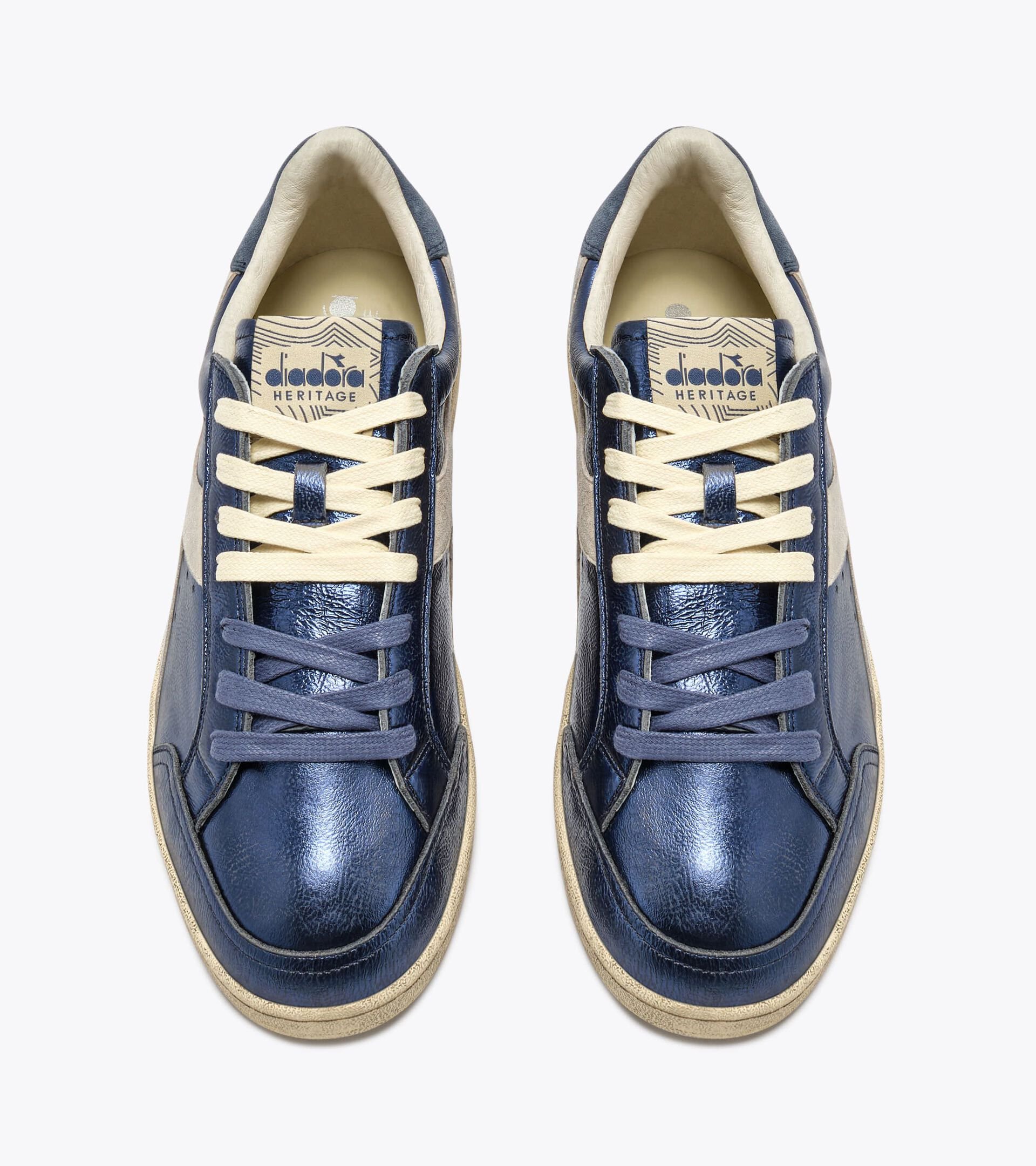 Heritage sneaker made from leather - All-gender
 PRESTIGE METAL USED NIGHT BLUE - Diadora