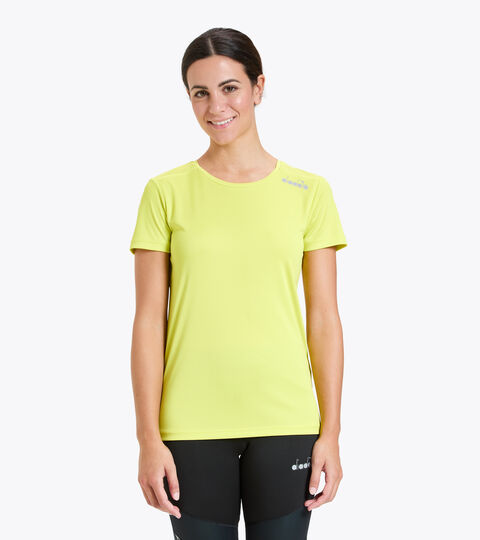 Running T-shirt - Women L. SS CORE TEE GREEN SPRING - Diadora