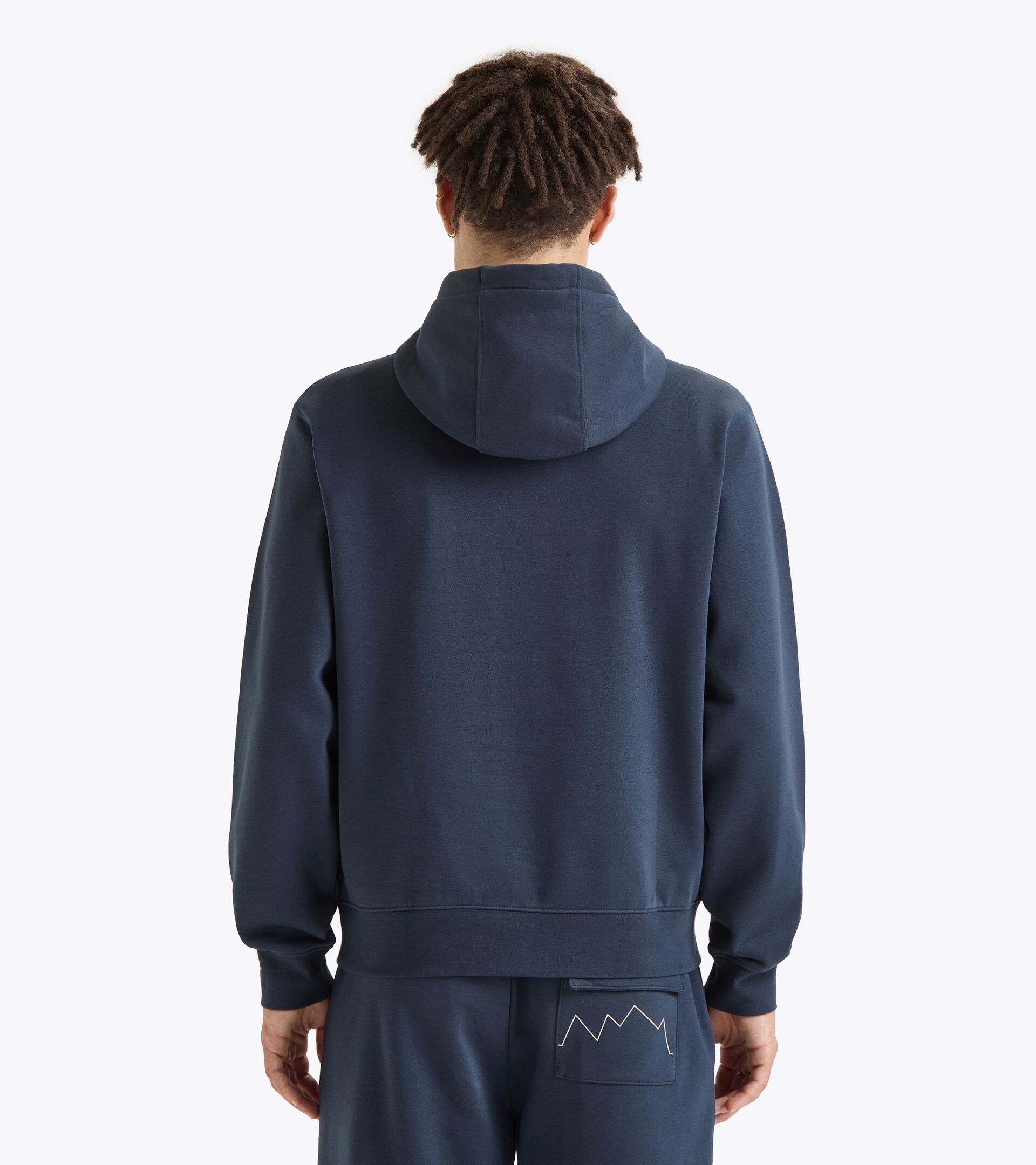 Sudadera deportiva con capucha - Para todos los géneros
 HOODIE ROUTE AZUL NOCHE - Diadora