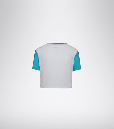 L. CROP TOP BE ONE, BLANCO VIVO Camiseta de entrenamiento - Mujer L. CROP TOP BE ONE BLANCO VIVO - Diadora