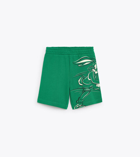 JU.BERMUDA WB, JOLLY GREEN Cotton bermuda shorts - Boys & Girls JU.BERMUDA WB JOLLY GREEN - Diadora