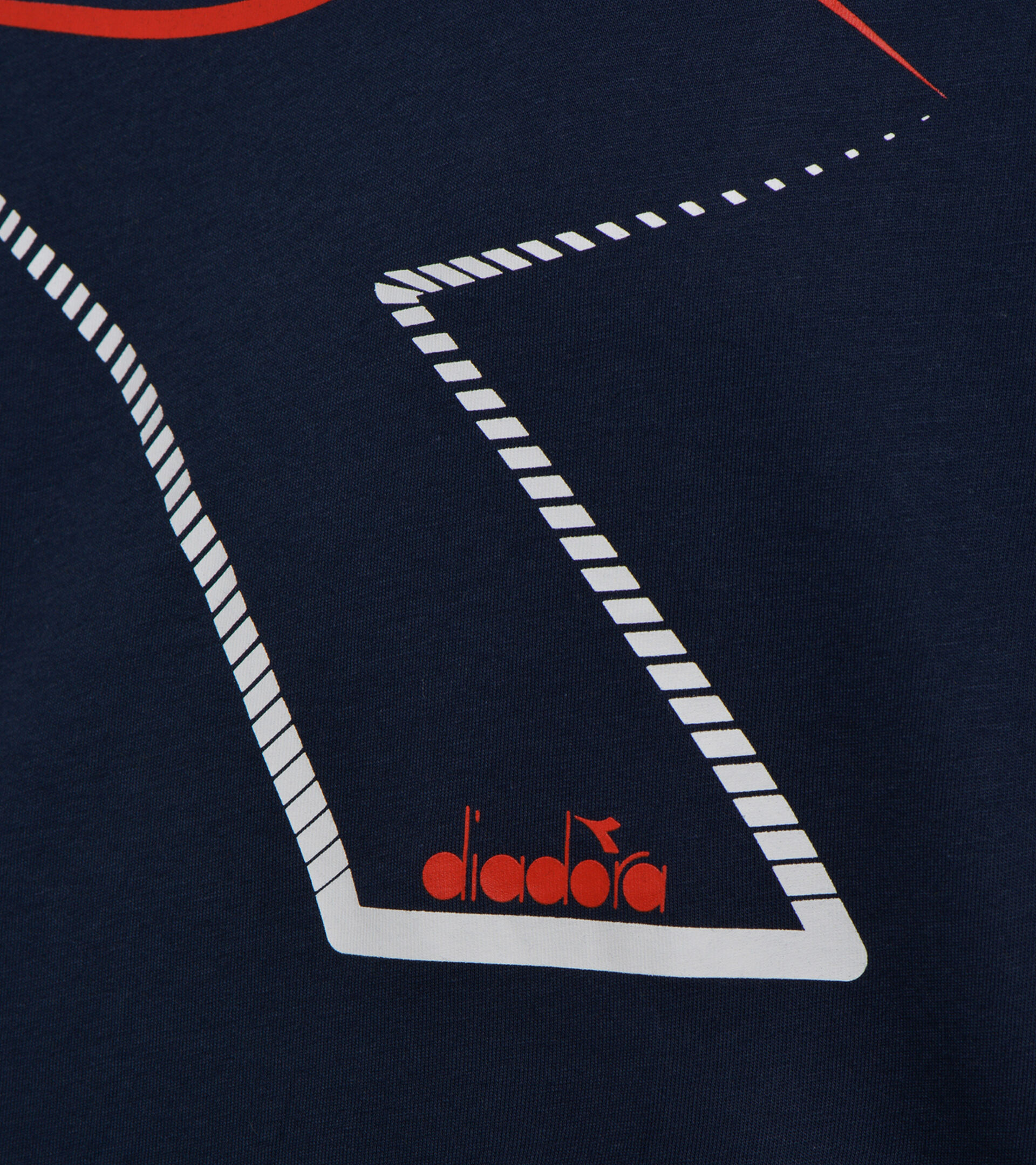 T-shirt - Men T-SHIRT SS FREGIO CLUB BLUE CORSAIR - Diadora