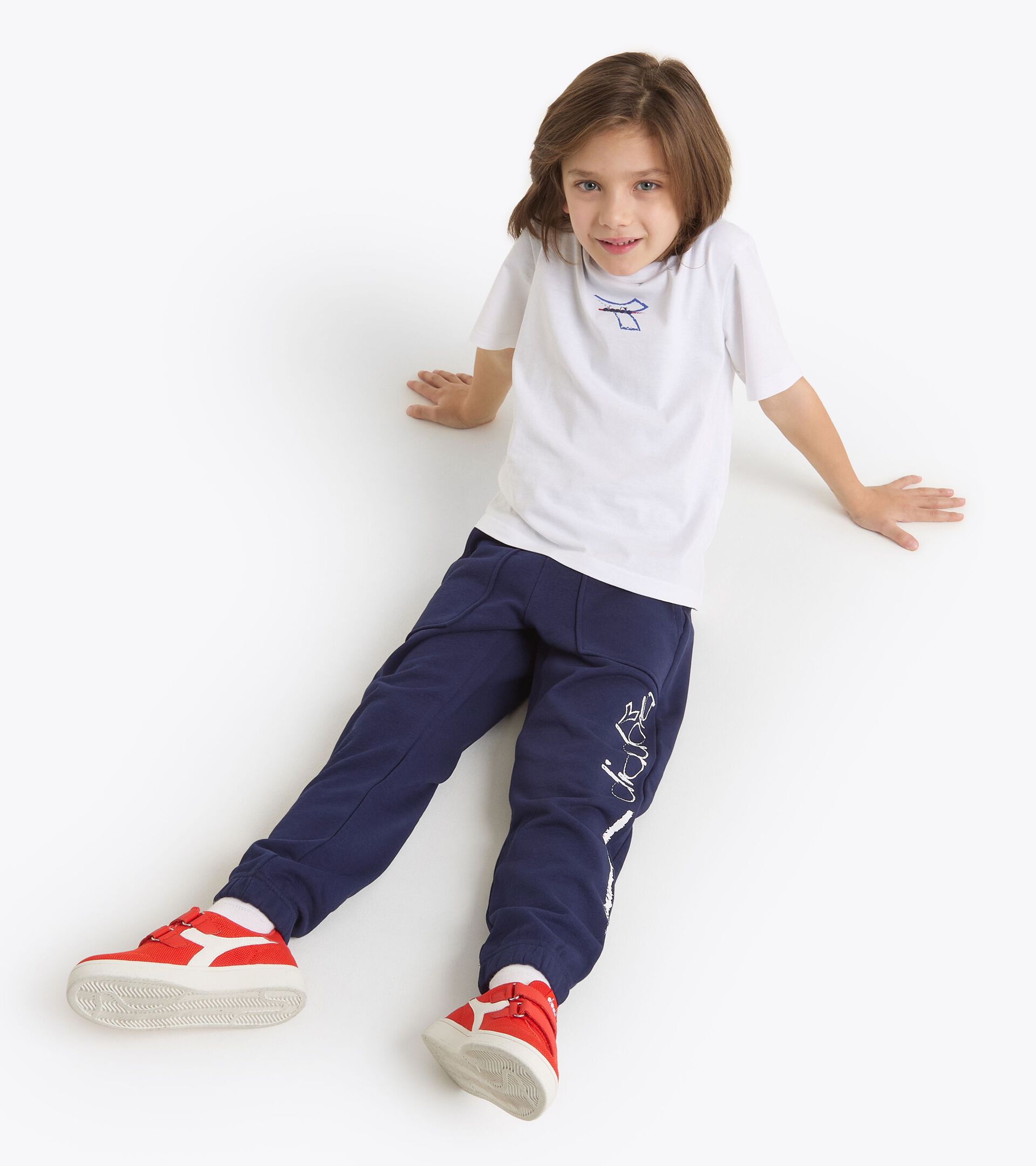 Pantaloni della tuta fantasia graffiti - Bambino JB. PANTS GRAFFITI BLU PROFONDO - Diadora