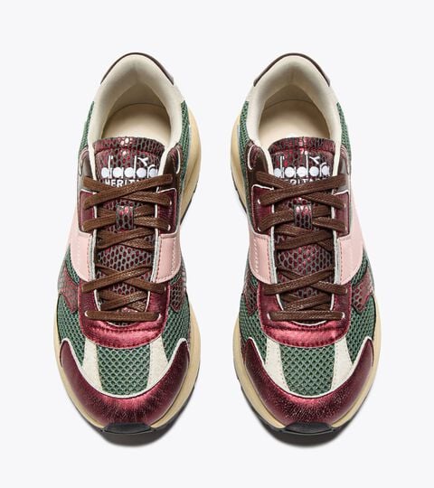 MERCURY ELITE COBRA USED WN, POMEGRANATE Heritage sneakers - Women’s MERCURY ELITE COBRA USED WN POMEGRANATE - Diadora