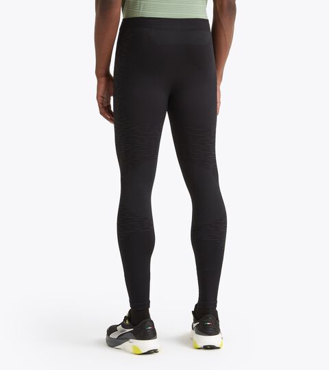 RUN TIGHTS STRATOUNO, BLACK Technical tights for temperature control - Running - Men’s RUN TIGHTS STRATOUNO BLACK - Diadora