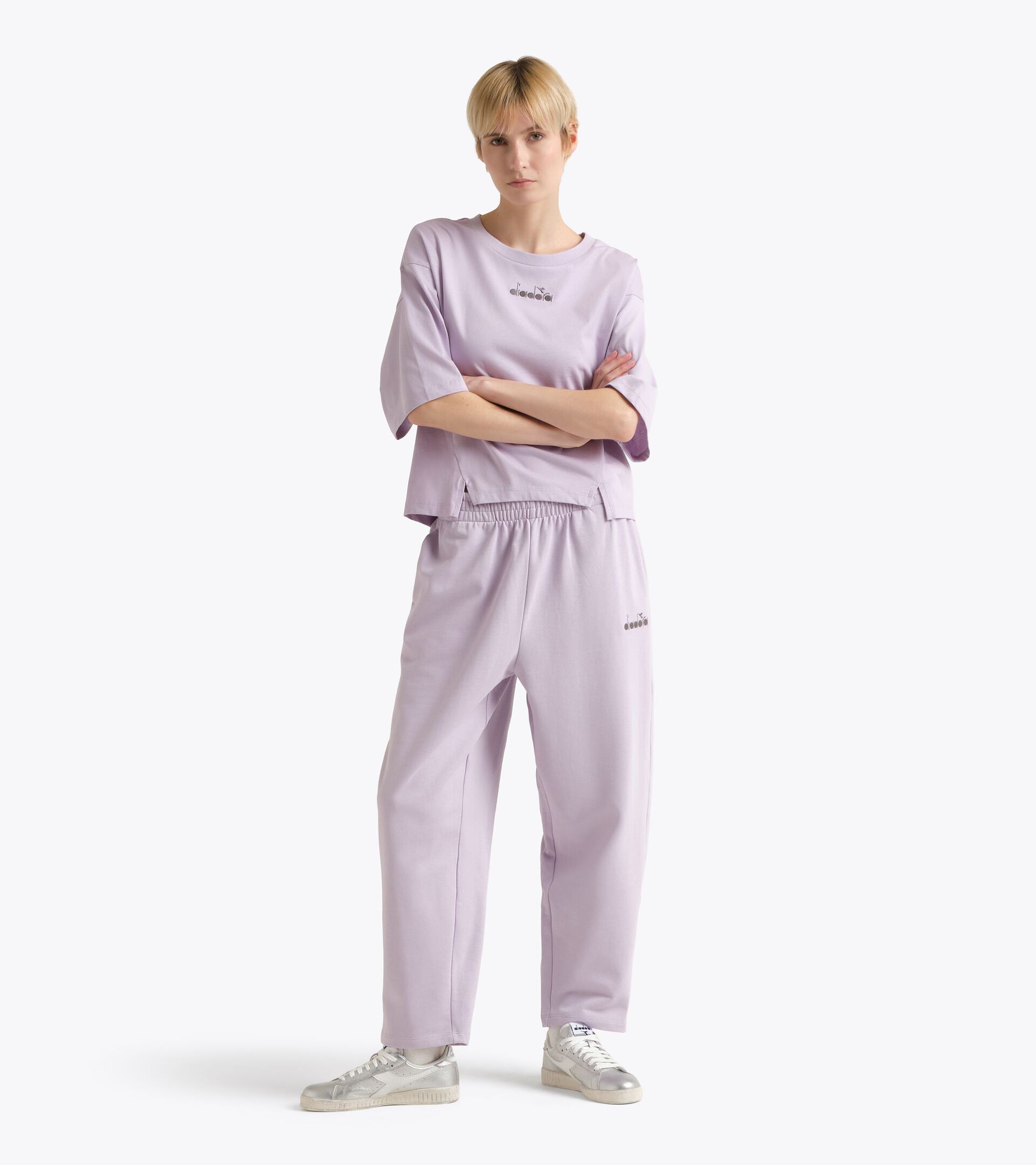 Cotton t-shirt - Women&rsquo;s
 L. T-SHIRT SS LOGO THISTLE - Diadora