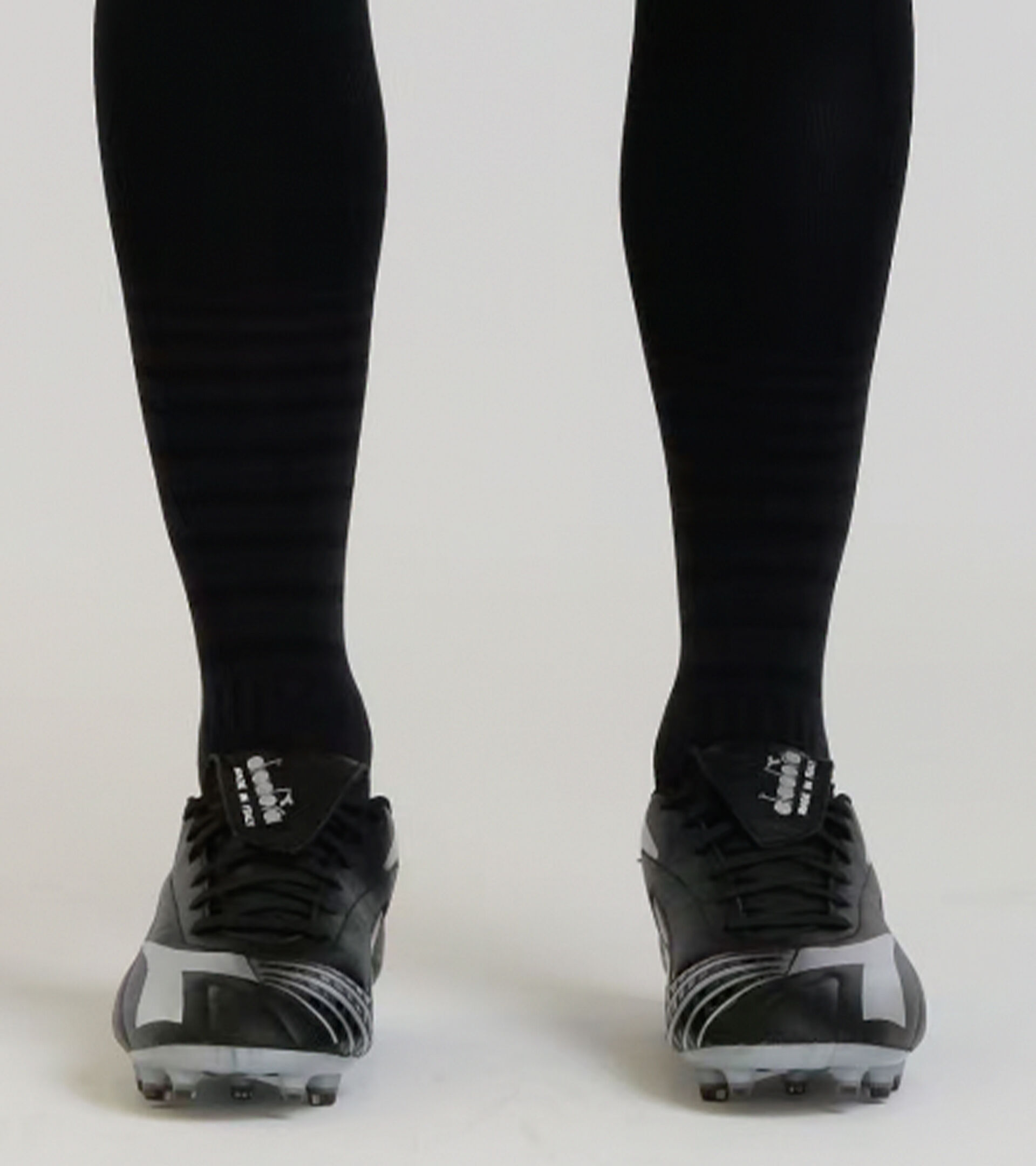 Leather calcio boots for firm ground - Made In Italy - All-Gender MAXIMUS ELITE ITA T SLX BLACK /SILVER DD - Diadora