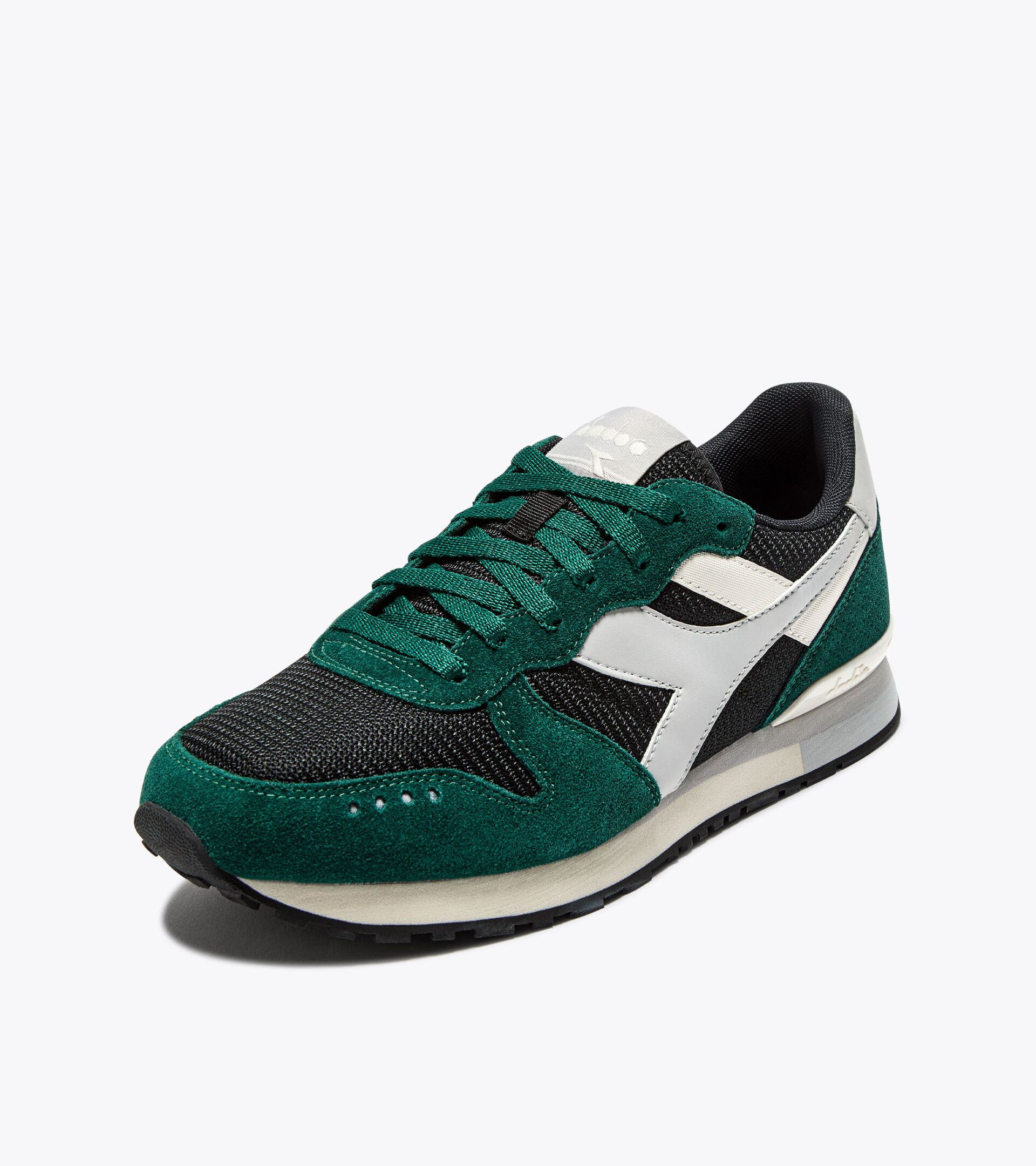 Suede leather sneaker - All-gender
 CAMARO M2 BLACK /RAIN FOREST - Diadora