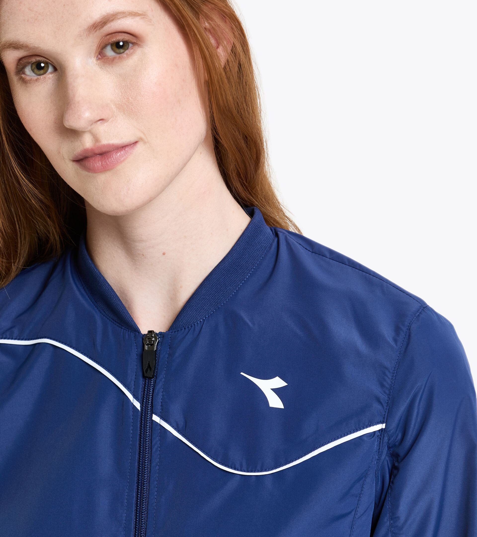 Chaqueta de tenis - Mujer L. JACKET COURT AZUL FINCA - Diadora