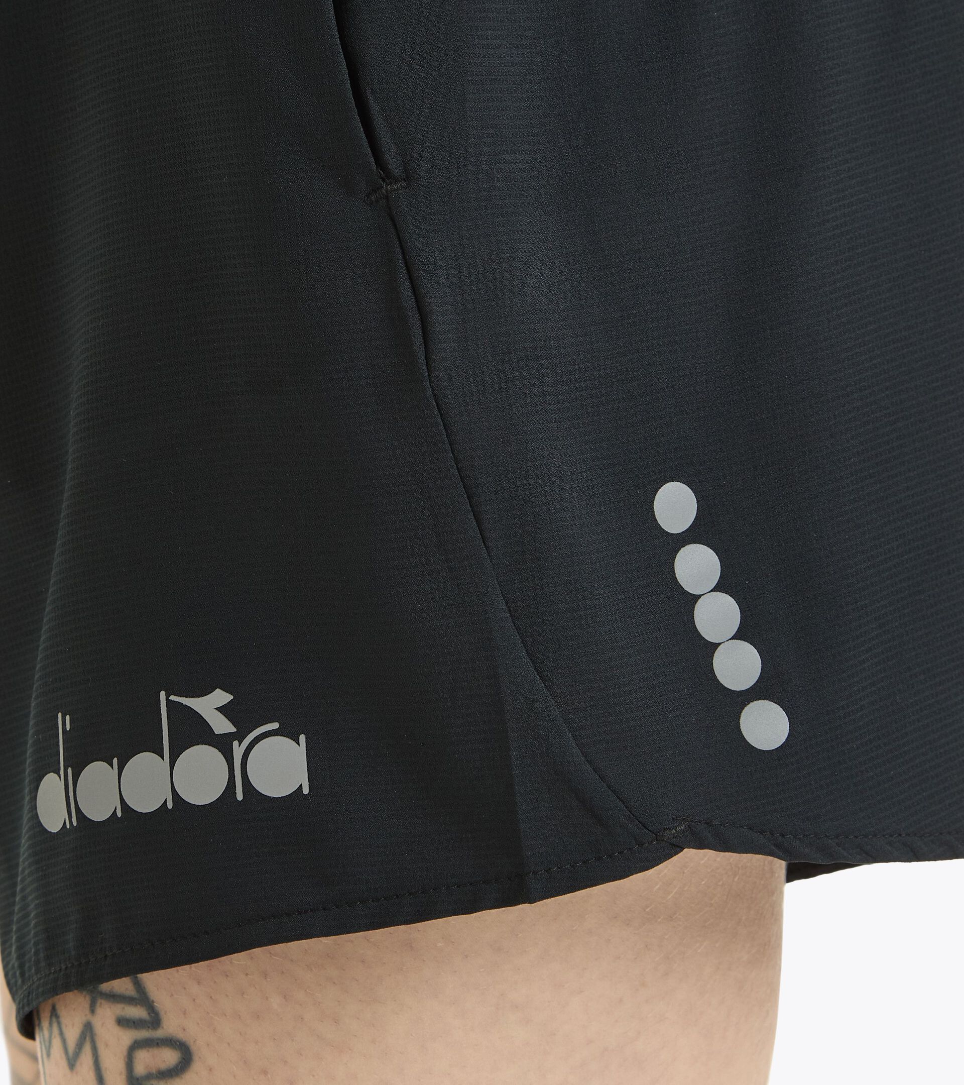 5’’ running shorts - Light fabric - Men’s SUPER LIGHT SHORTS 5" BLACK - Diadora