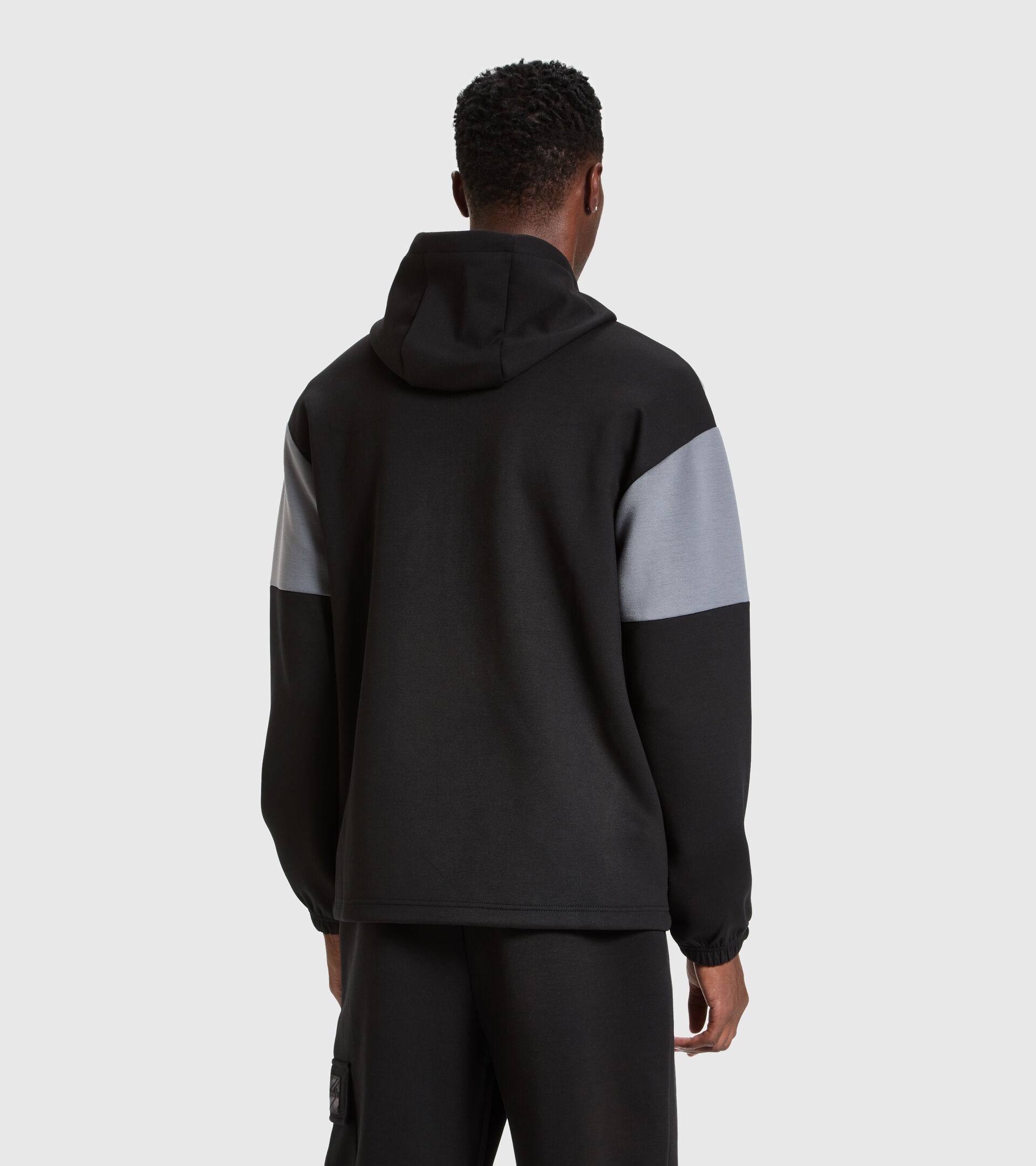 Hooded sweatshirt - Men HOODIE URBANITY BLACK - Diadora