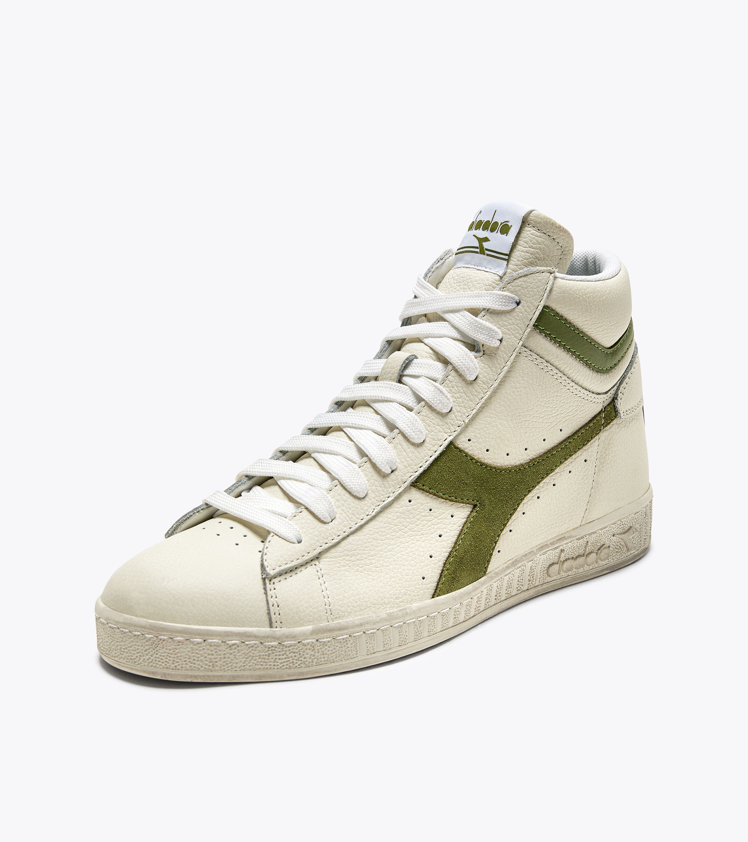 Diadora game l waxed bianche new arrivals