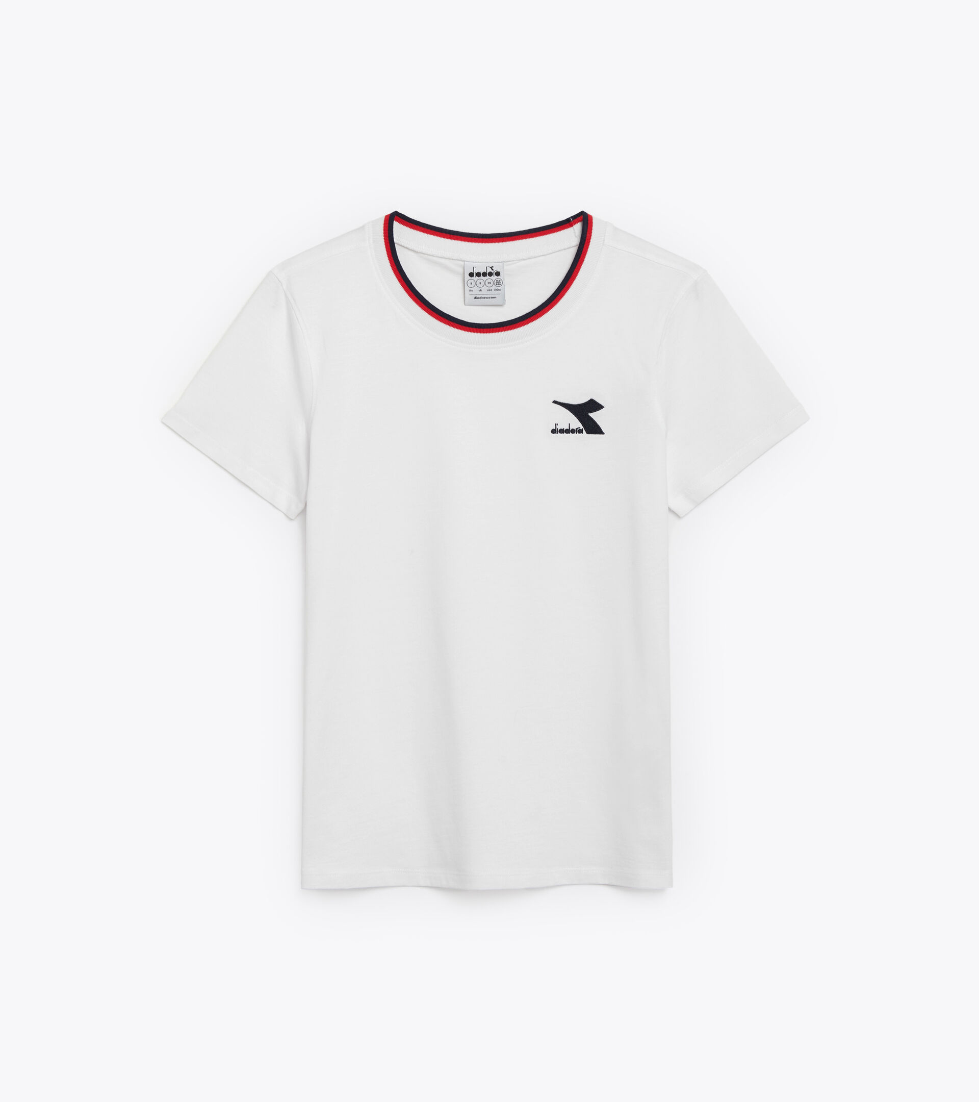 Cotton t-shirt - Women
 L.T-SHIRT SS TWEENER OPTICAL WHITE - Diadora