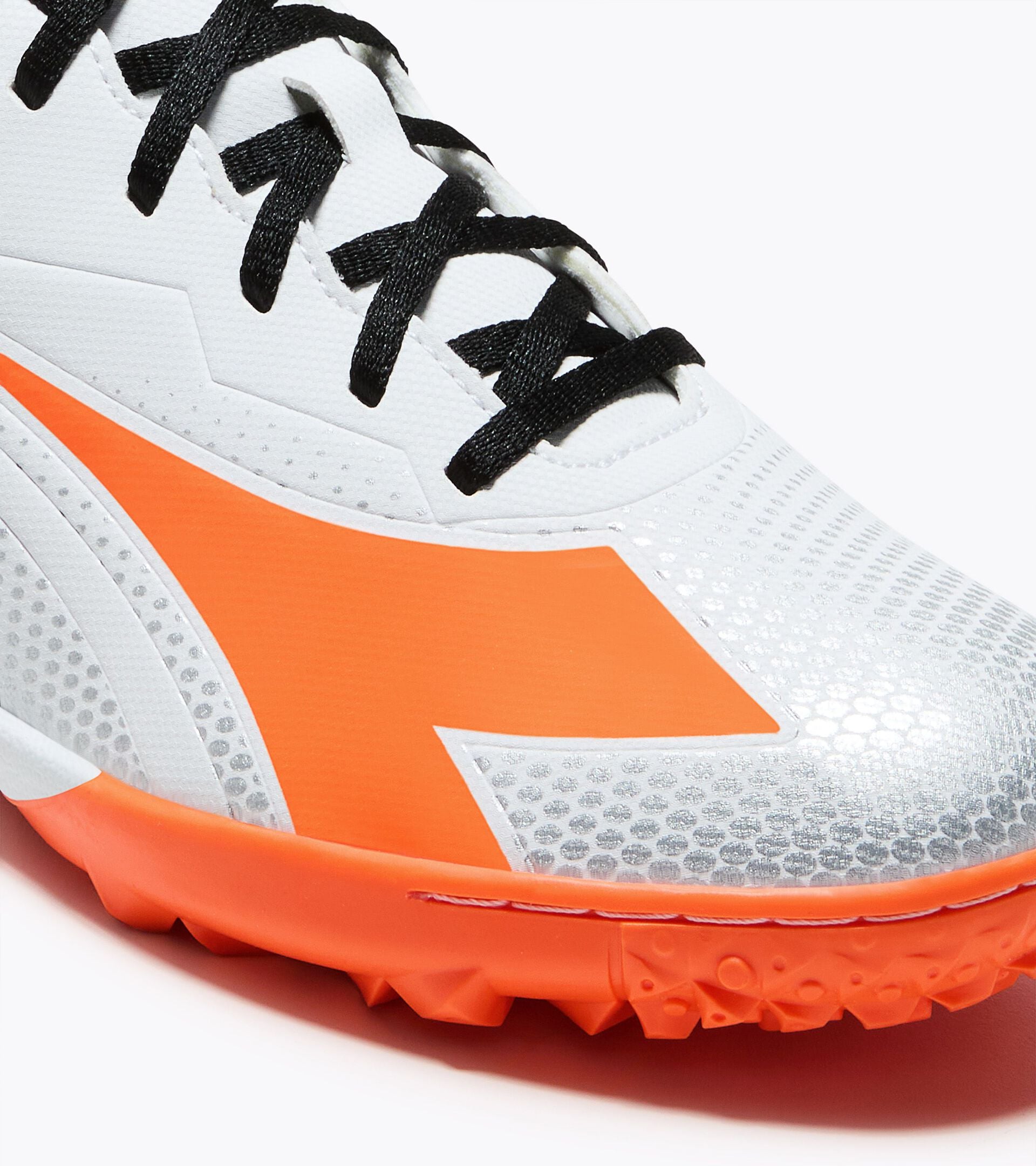Synthetic pitch five-a-side football boots - Men&rsquo;s PICHICHI 9 TF WHITE/FLUO RED - Diadora
