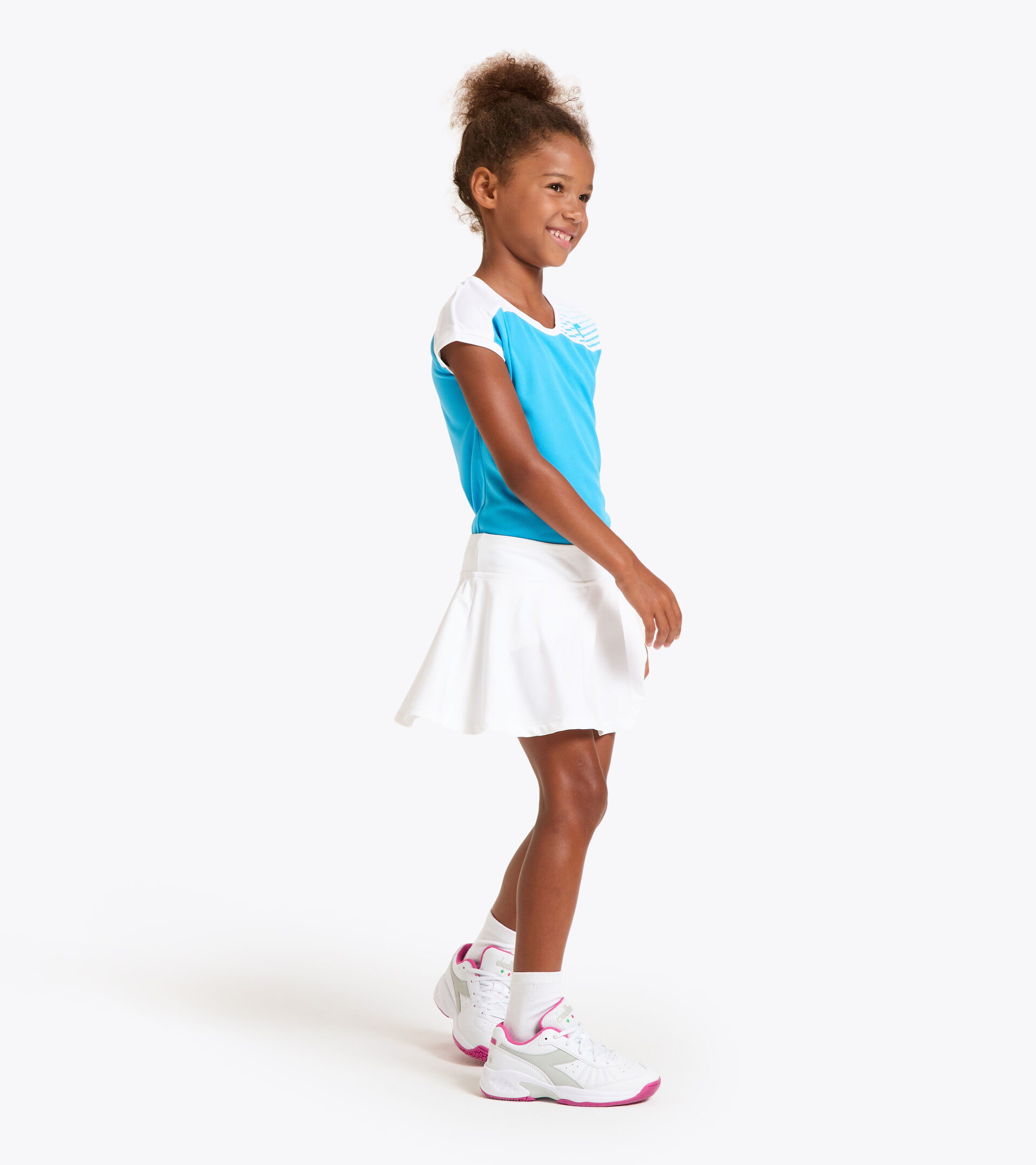 Gonna da tennis - Bambina G. SKIRT COURT BIANCO OTTICO - Diadora