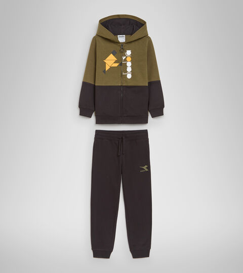 Sports tracksuit - Kids JB.TRACKSUIT HD FZ TWISTER KIWI GREEN - Diadora