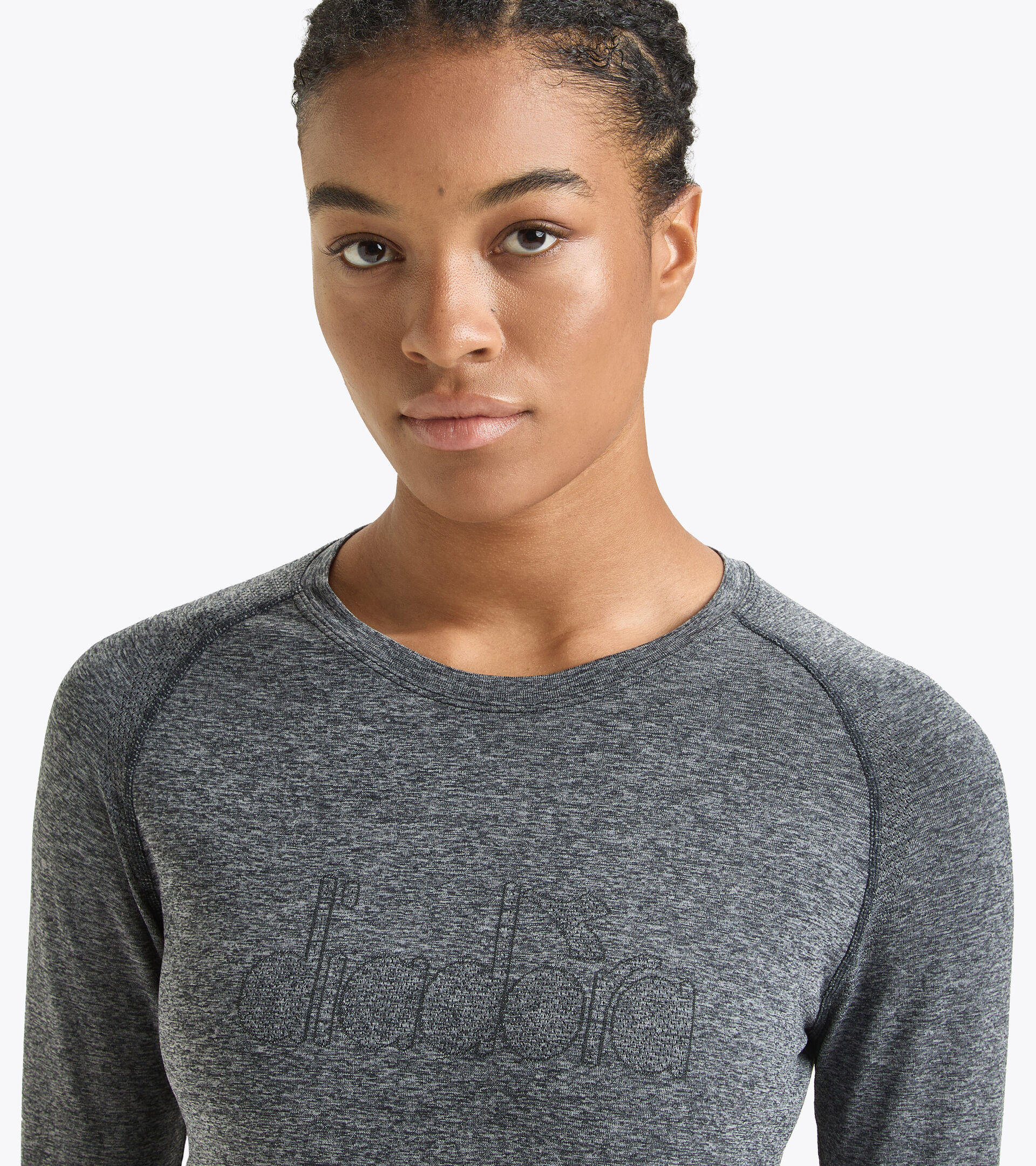 black thermal long sleeve shirts women's