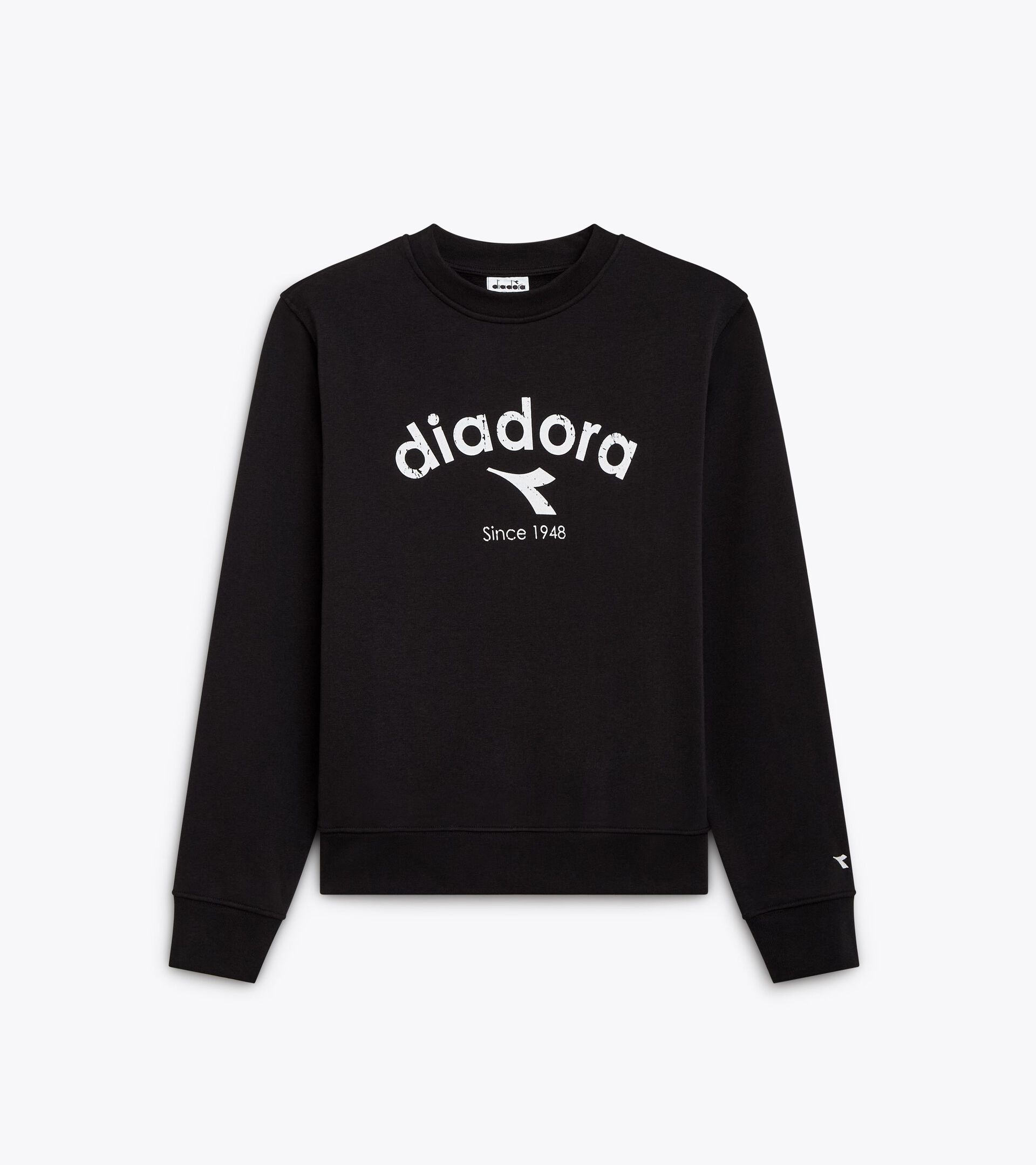 Crewneck sweatshirt - Gender Neutral
 SWEATSHIRT CREW ATHL. LOGO BLACK - Diadora