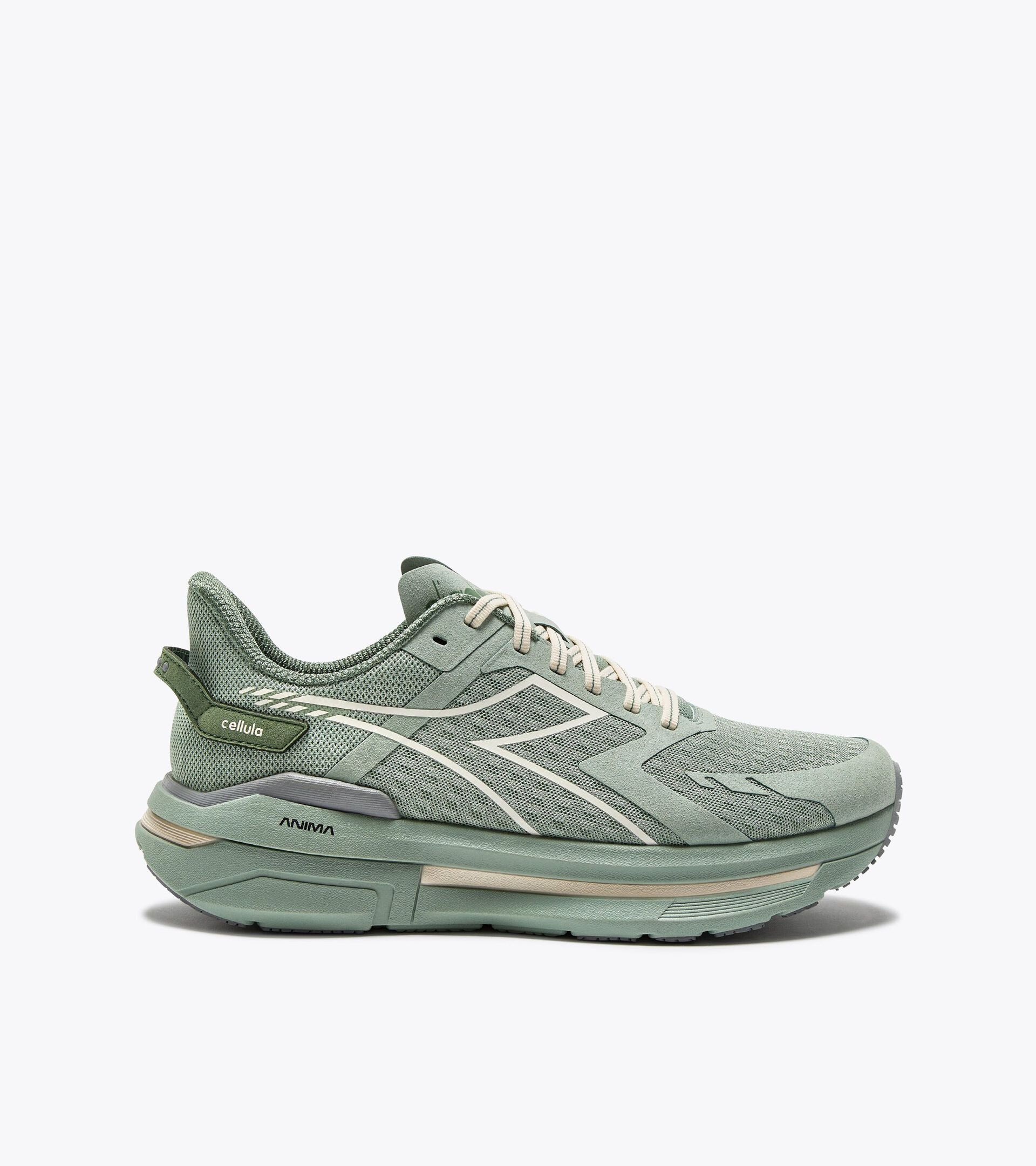 Zapatilla de running - Comodidad y estabilidad - Hombre CELLULA FROSTY GREEN /WHISPER WHITE - Diadora