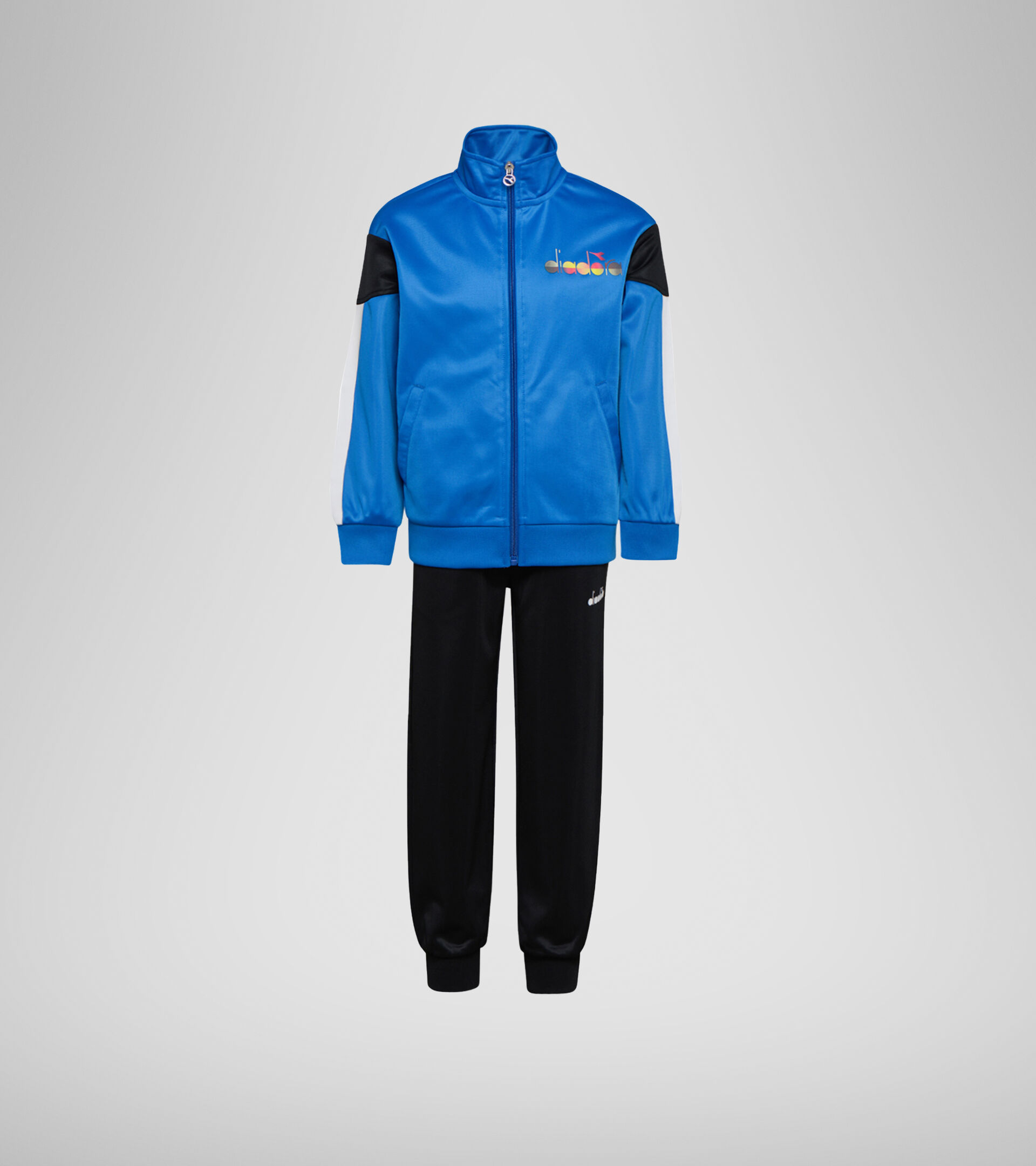 Apparel Sport BAMBINO JB. TRACKSUIT FZ DIADORA CLUB MICRO BLUE Diadora