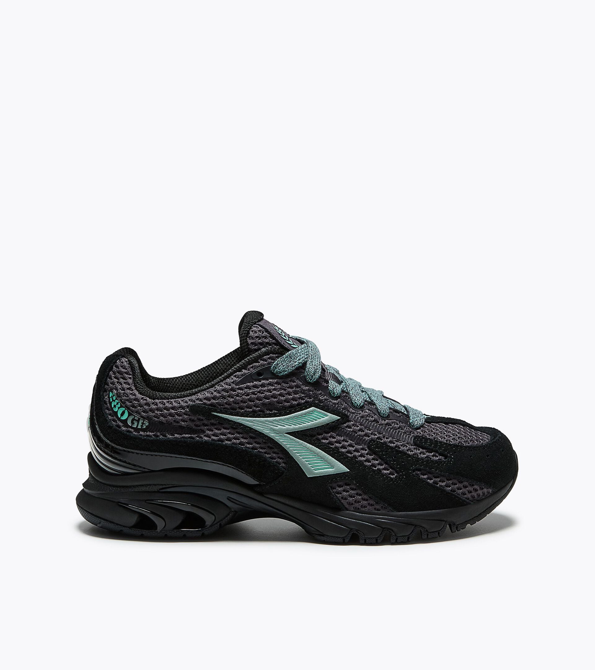 2000s-inspired Sportswear Sneakers - All-gender MYTHOS PROPULSION 280 SHADE BLACK - Diadora