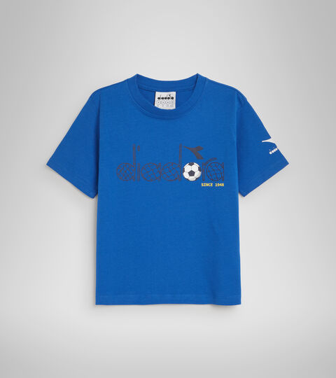 JB.T-SHIRT SS DIADORA FC, PRINCESS BLUE Cotton sports T-shirt - Boy’s JB.T-SHIRT SS DIADORA FC PRINCESS BLUE - Diadora