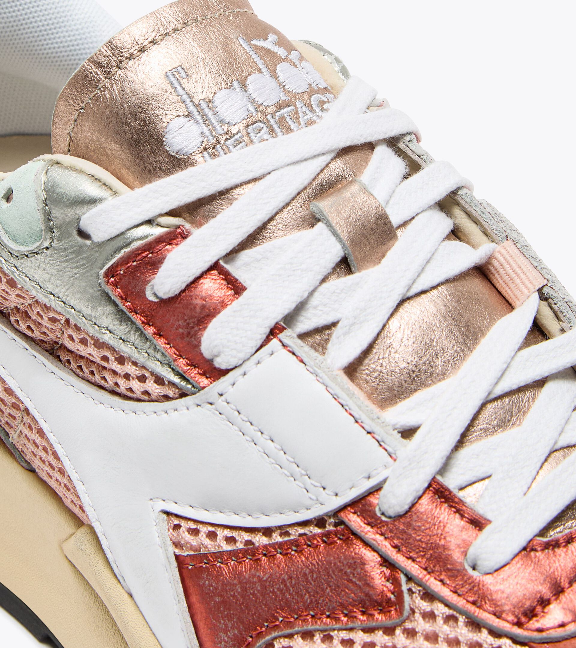 Heritage leather sneaker - Women’s MERCURY ELITE LAM USED  WN BLUSH PINK - Diadora