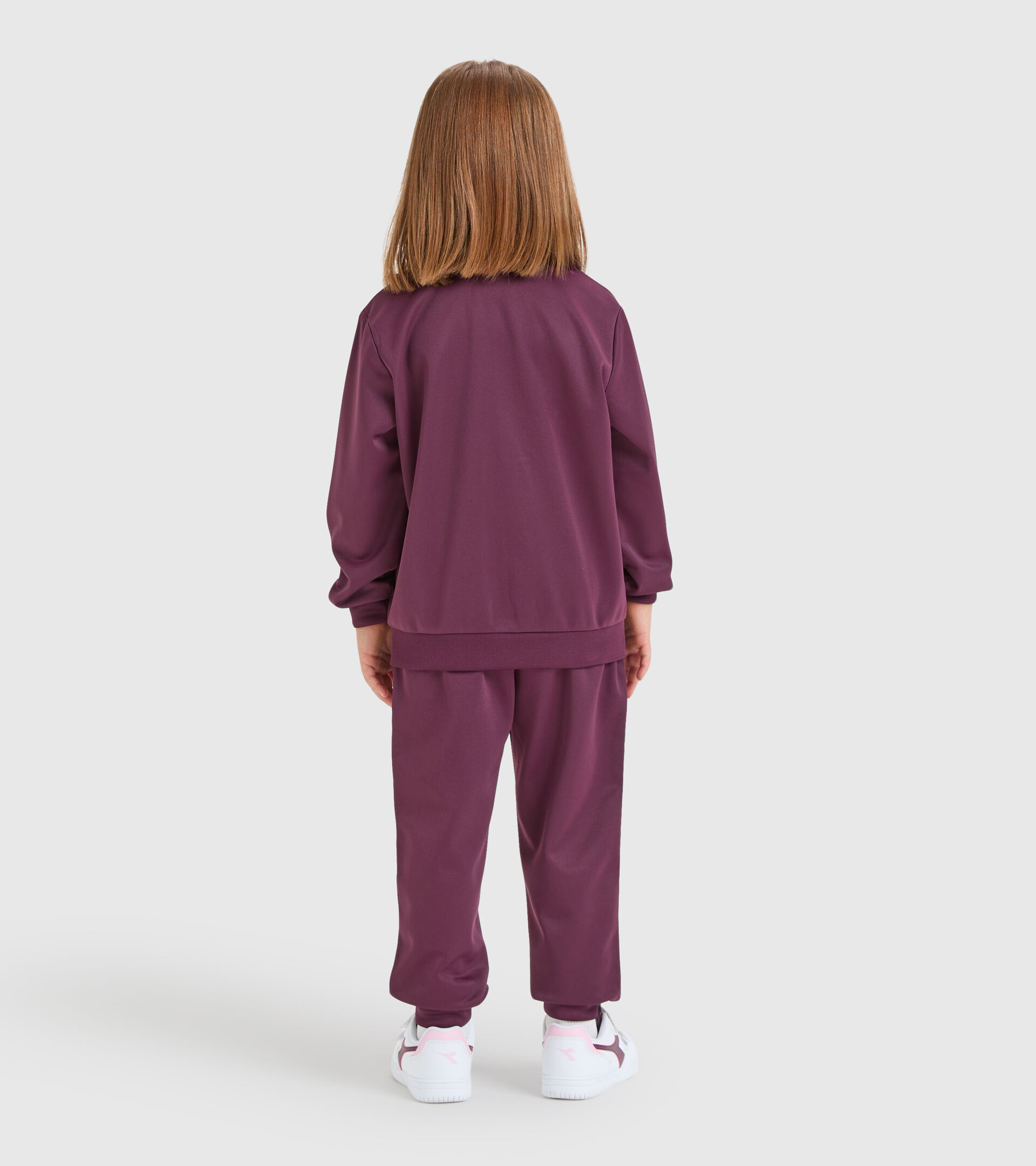 Chándal - Niños JU.TRACKSUIT FZ CHROMIA VIOLETAS PRENSADO - Diadora