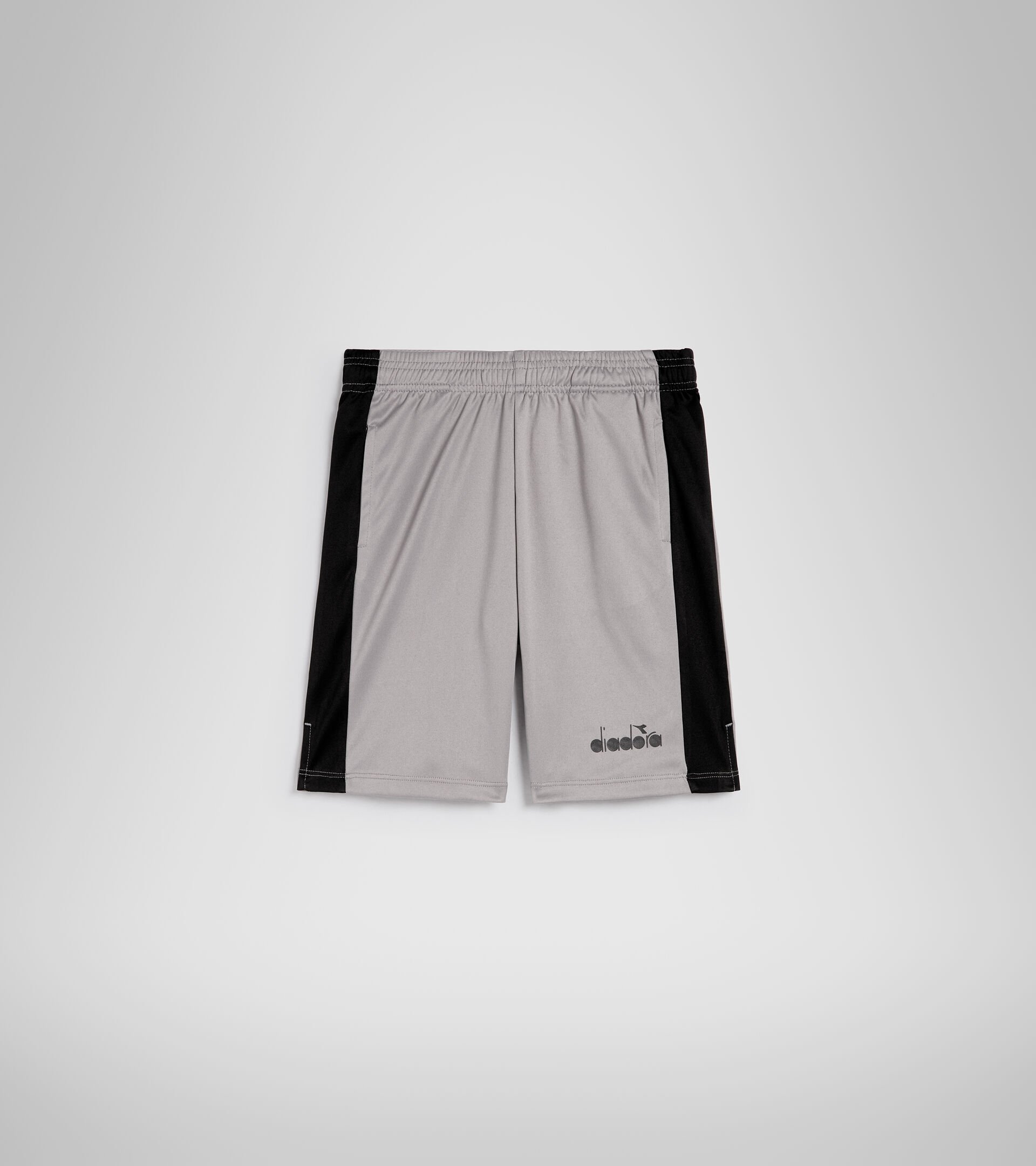 Sports shorts - Boys JB.BERMUDA POWER LOGO ICE GRAY - Diadora