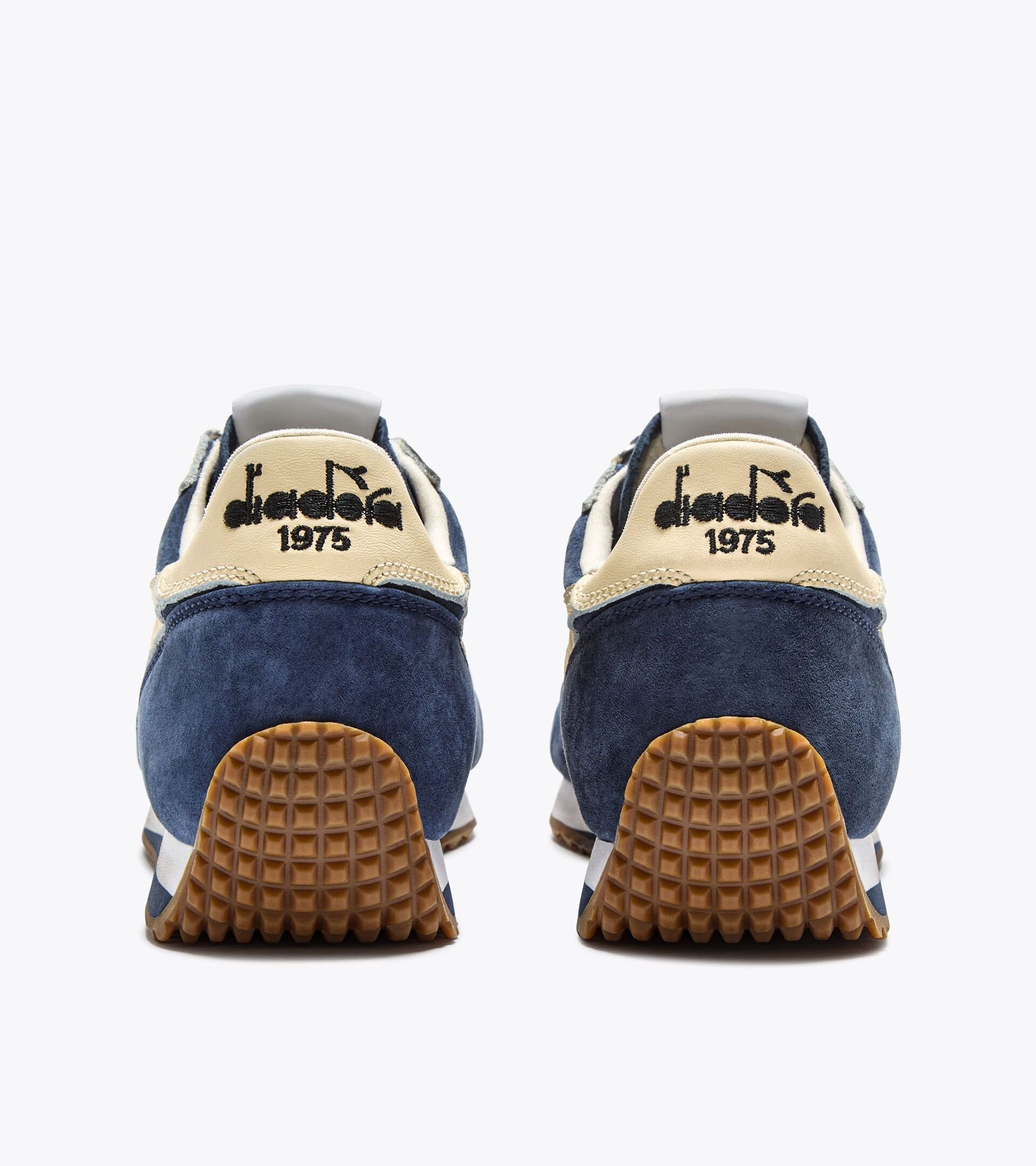 Heritage low-profile leather sneaker - All-gender EQUIPE '75 SW BLUE CASPIAN SEA - Diadora