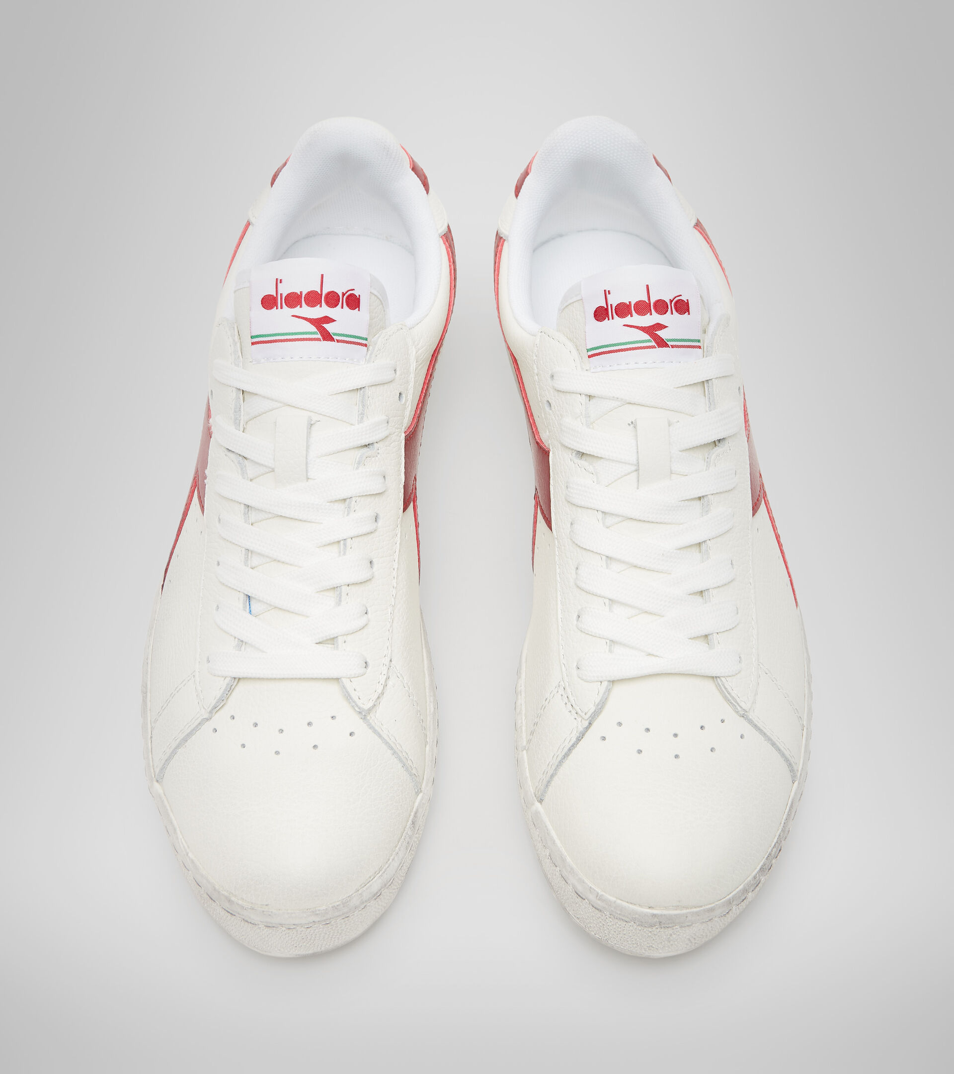 Trainer - Unisex GAME L LOW WAXED WHITE/RED PEPPER - Diadora