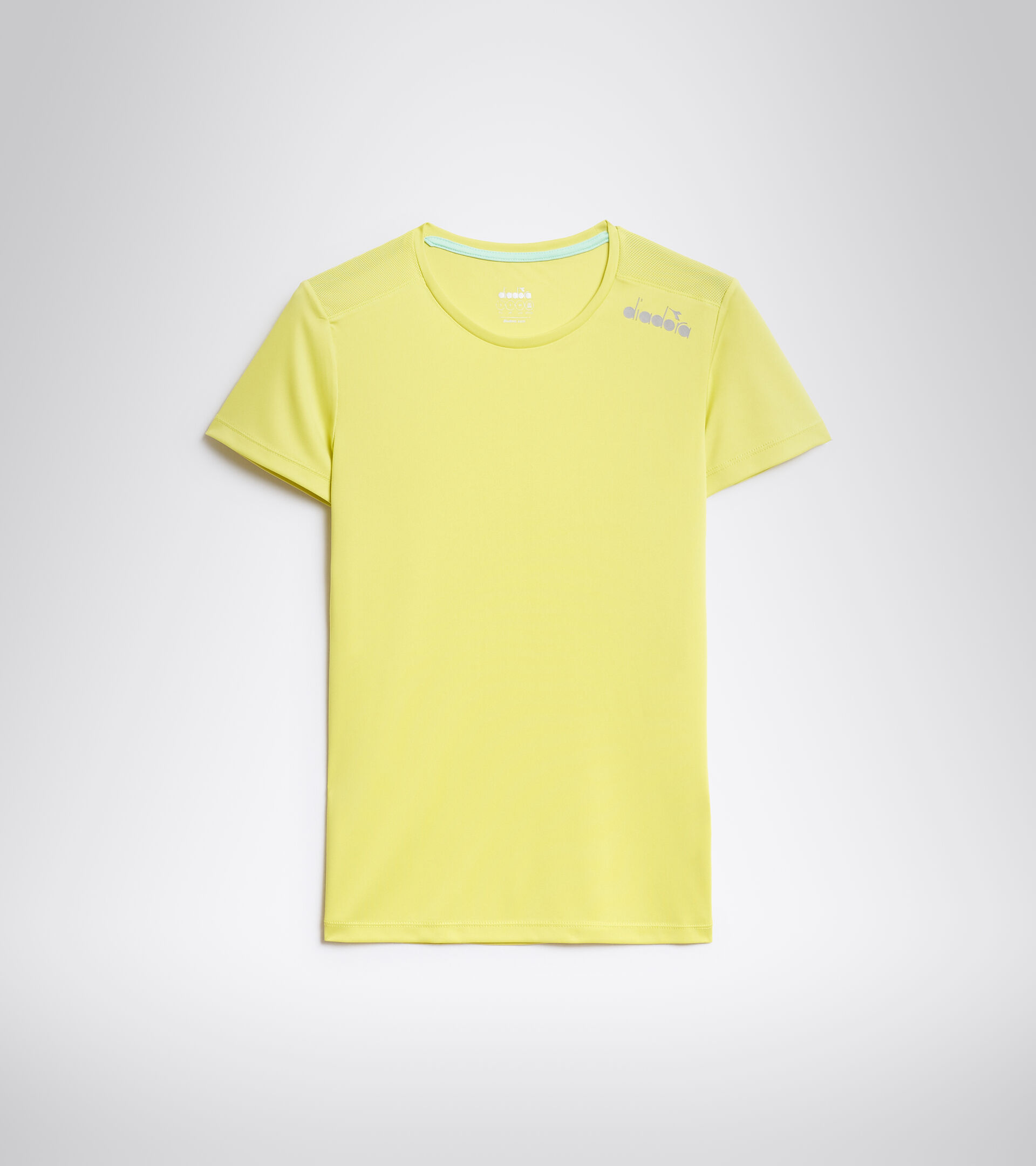 Running T-shirt - Women L. SS CORE TEE GREEN SPRING - Diadora