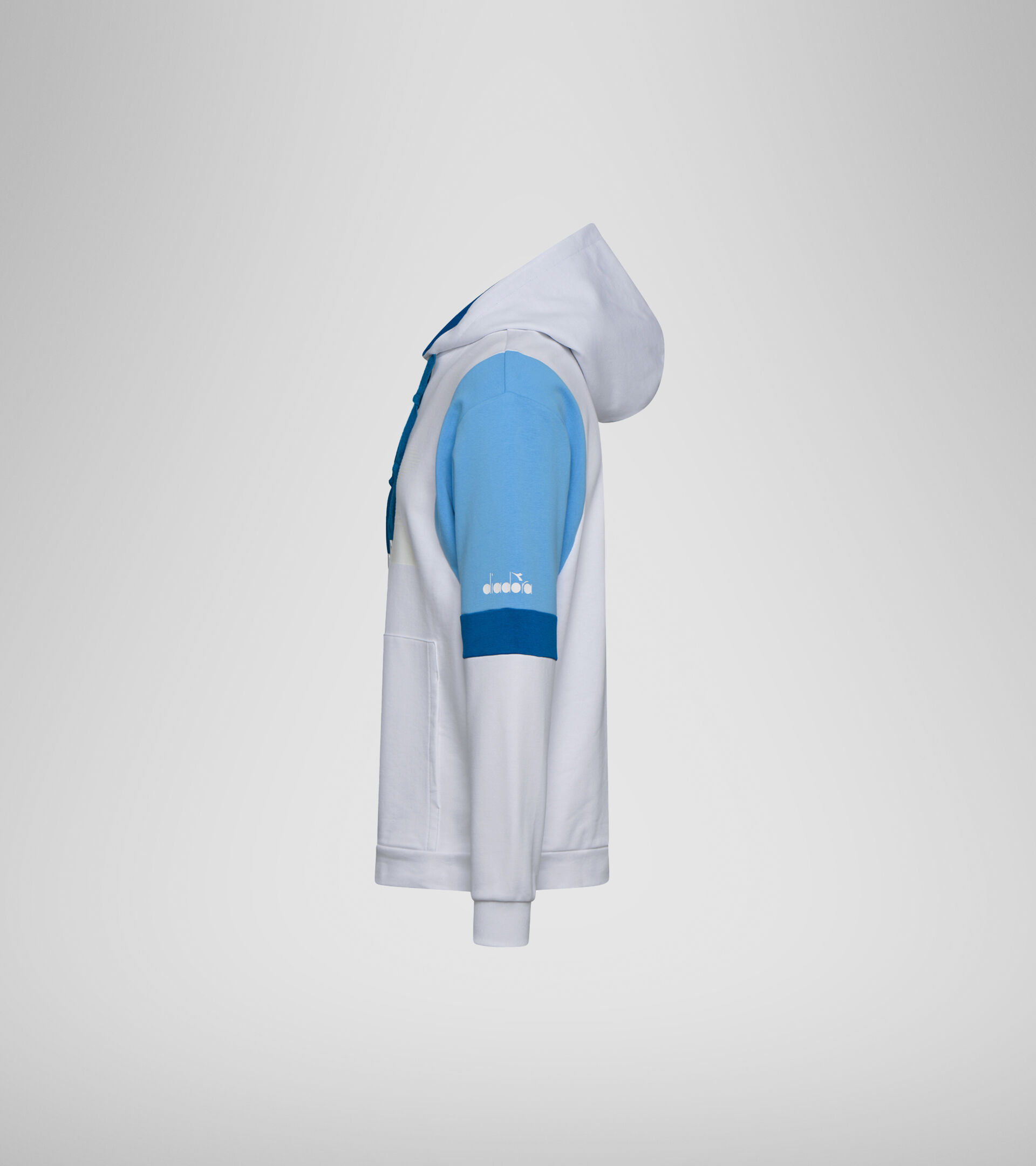 Hooded sweatshirt - Men HOODIE DIADORA CLUB OPTICAL WHITE - Diadora