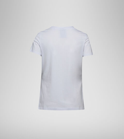 L.T-SHIRT SS 5PALLE WALKER, BIANCO OTTICO T-shirt con logo - Donna L.T-SHIRT SS 5PALLE WALKER BIANCO OTTICO - Diadora