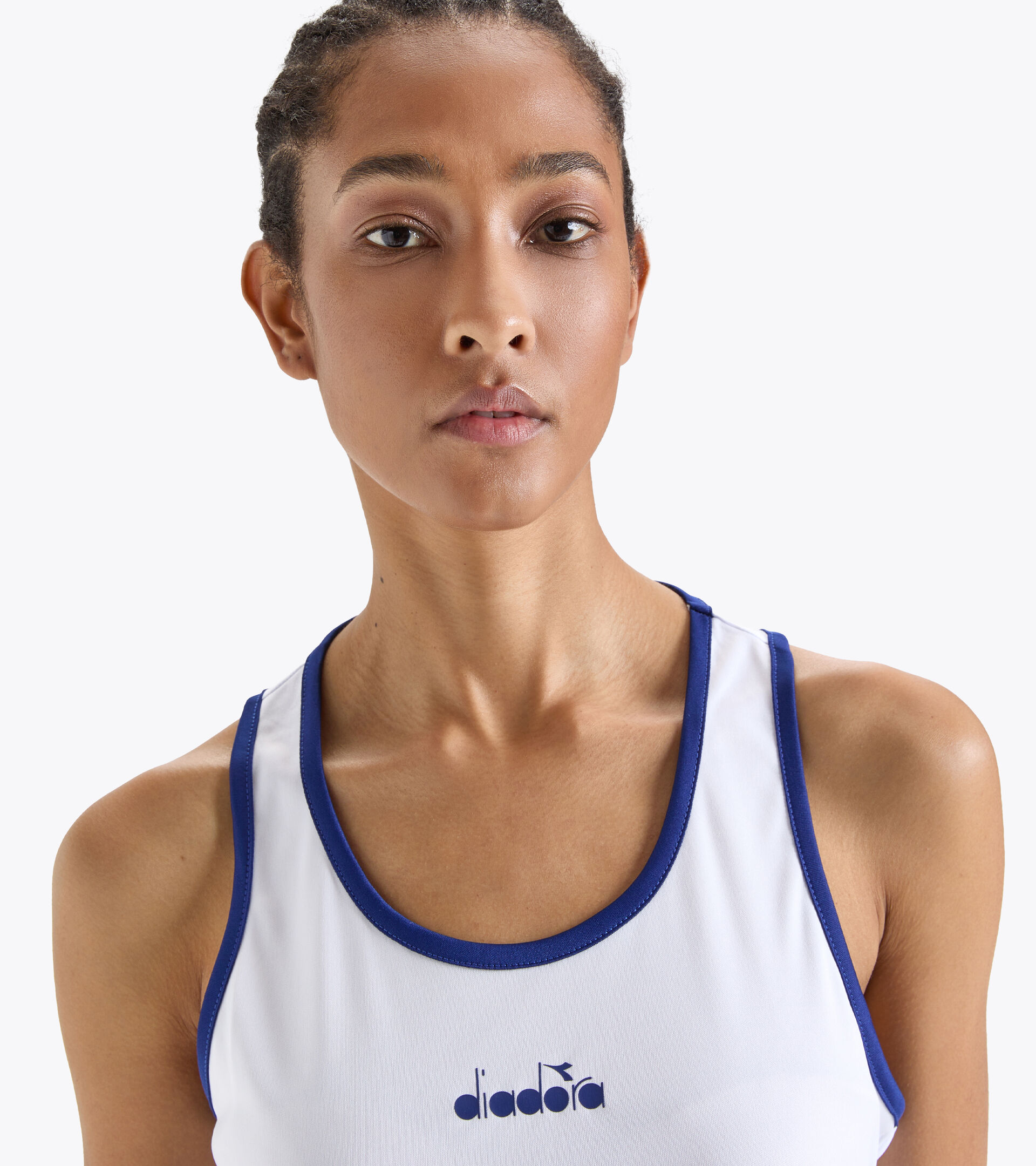 Running tank - Women L. CORE TANK OPTICAL WHITE - Diadora