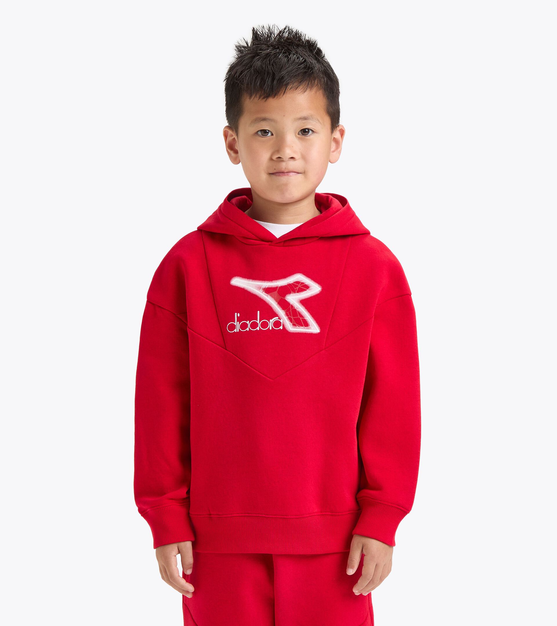 Hoodie - Comfort Fit - Boy
JB. HOODIE LOGO RED SALSA - Diadora