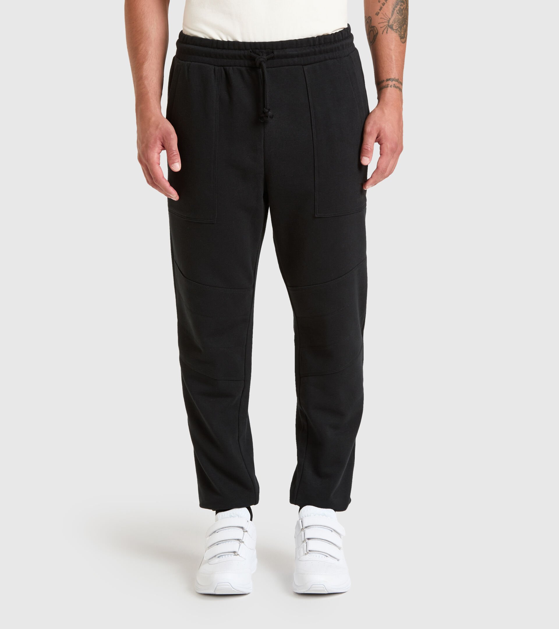 Sports trousers - Men PANTS CUFF SHIELD BLACK - Diadora