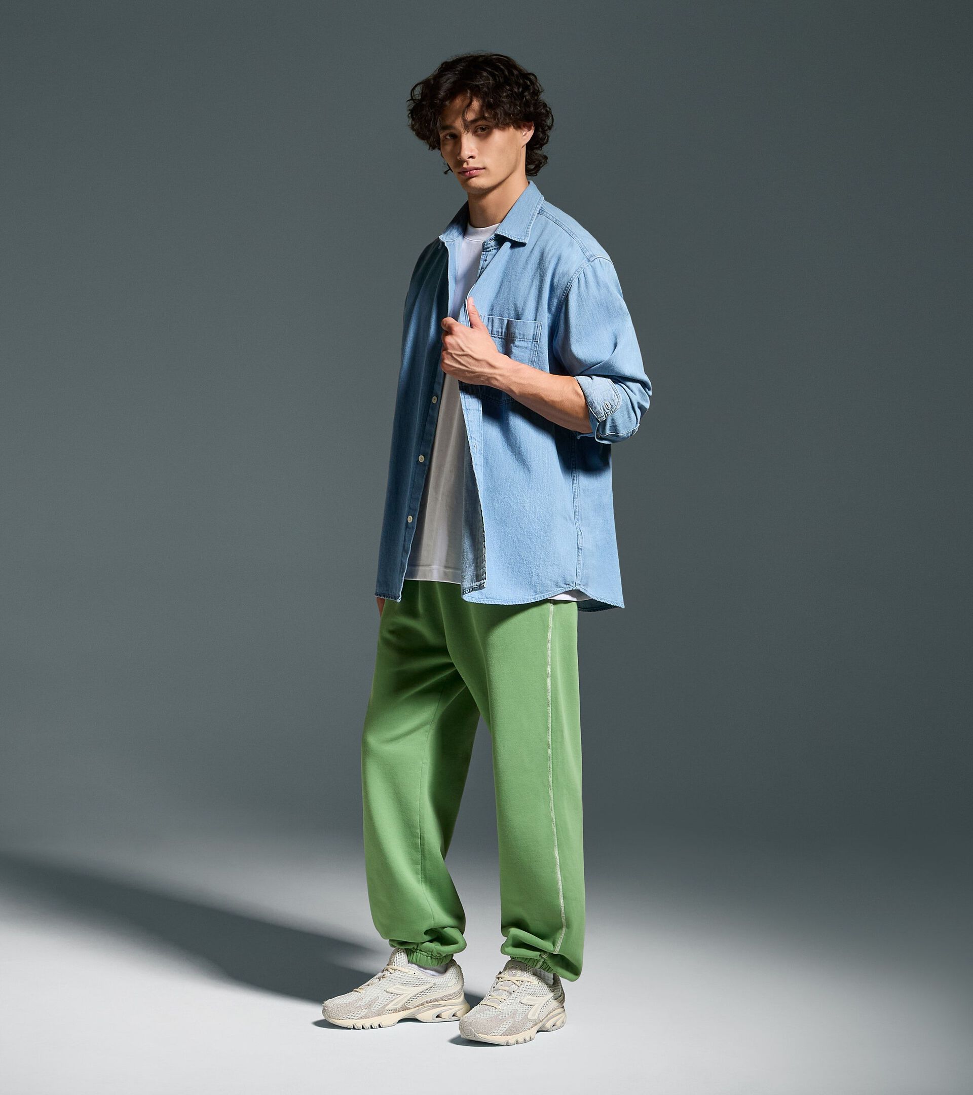 Legacy pants - Made in Italy - All-gender PANTS LEGACY GREEN ENGLISH IVY - Diadora