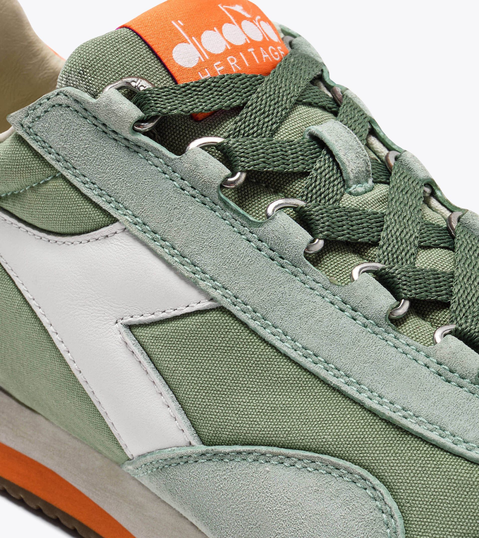 Heritage sneaker - All-Gender EQUIPE CANVAS SW EVO GREEN - Diadora