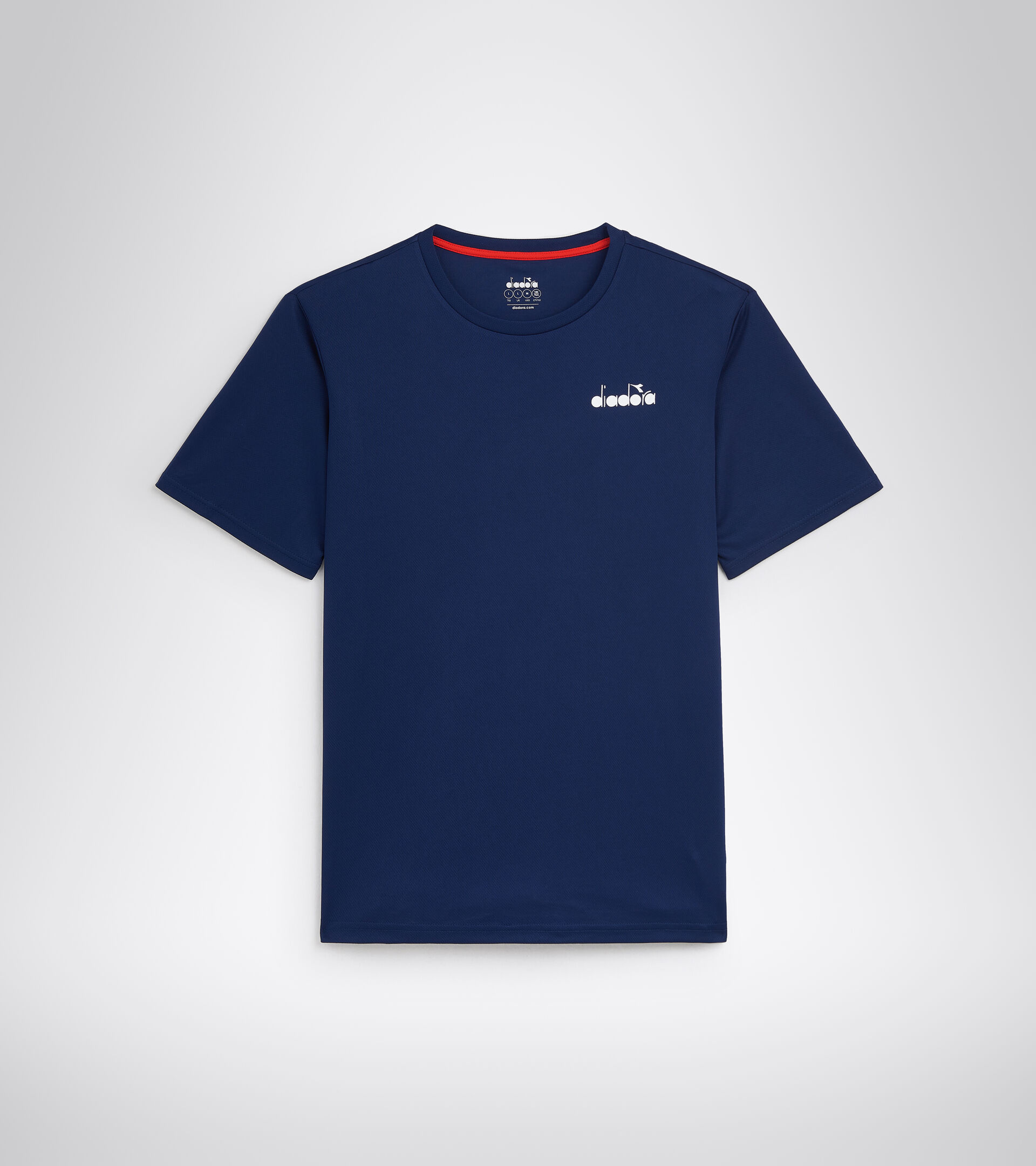 Short-sleeved tennis T-shirt - Men SS CORE T-SHIRT T SALTIRE NAVY - Diadora