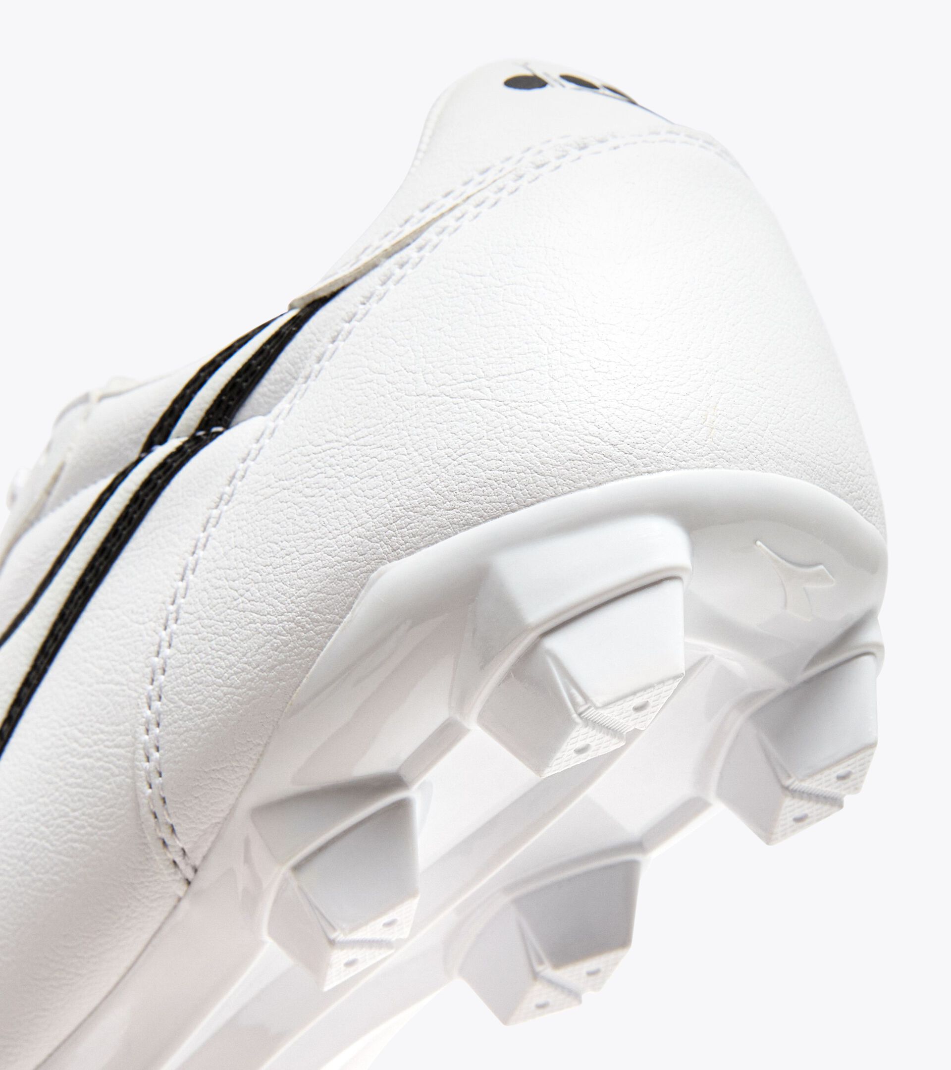 Calcio boots for firm ground - Men's BRASIL R LPU WHITE/BLACK - Diadora
