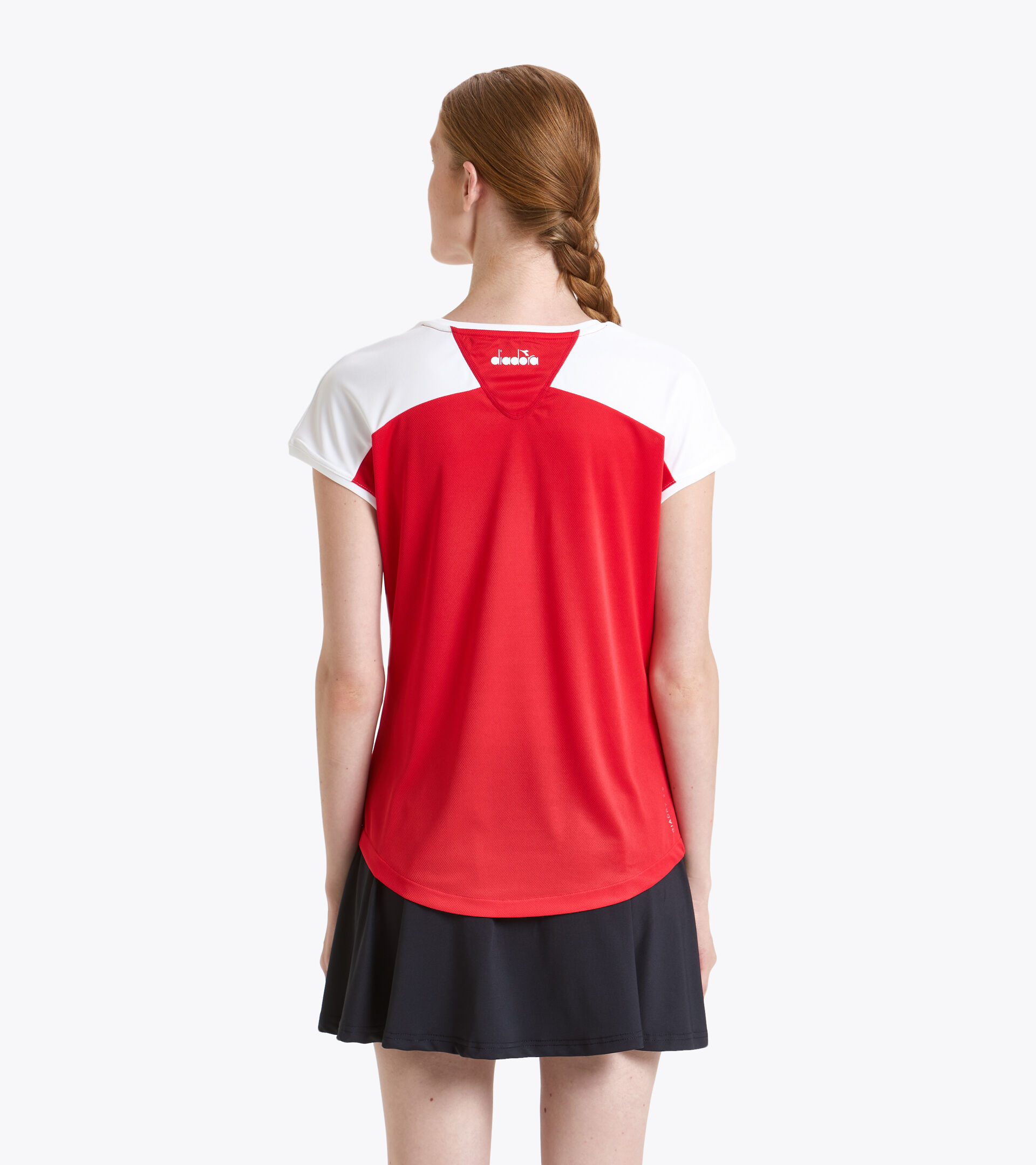 Tennis T-shirt - Women L. T-SHIRT COURT TOMATO RED - Diadora