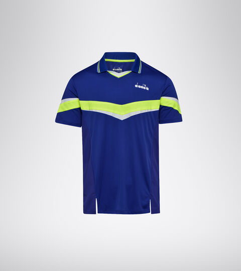 Tennis polo shirt - Men POLO SS BLUE REGISTA - Diadora
